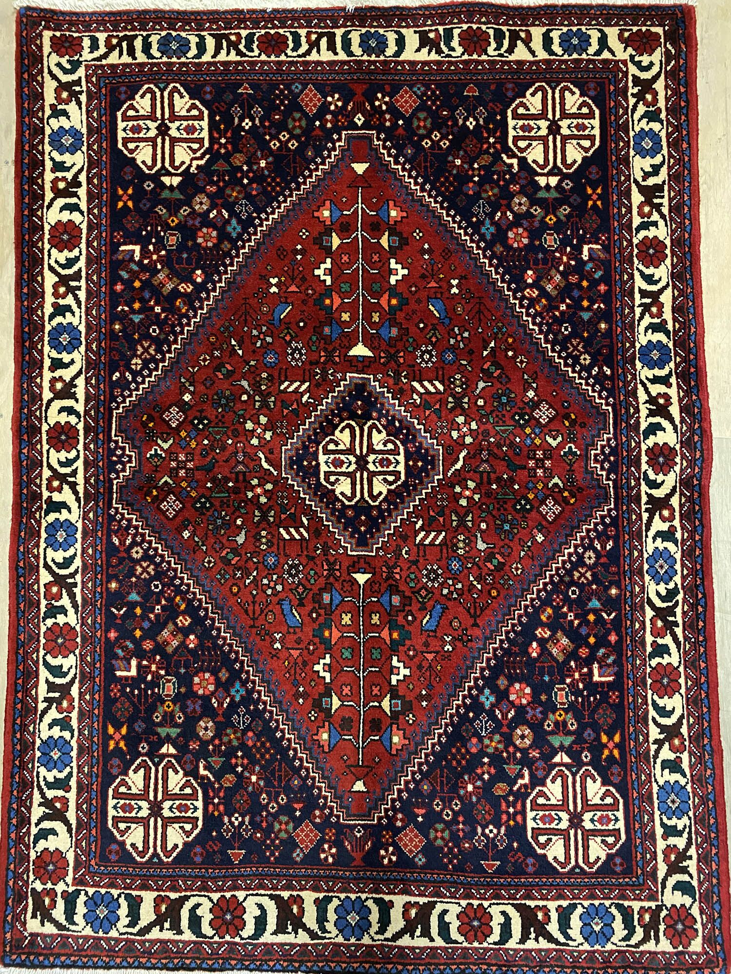1.5x1M Qashghai Shiraz Rug