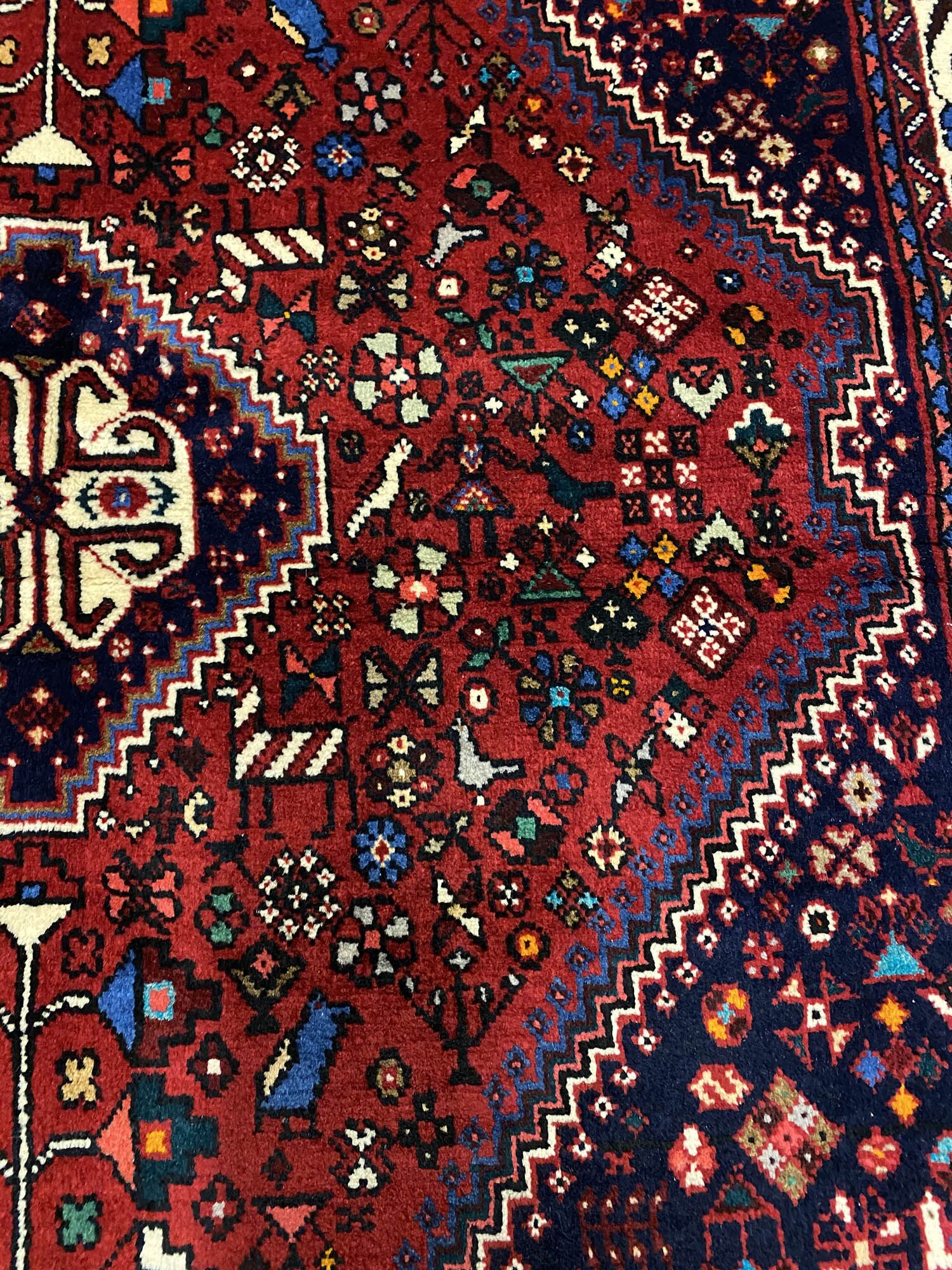 1.5x1M Qashghai Shiraz Rug - Image 2