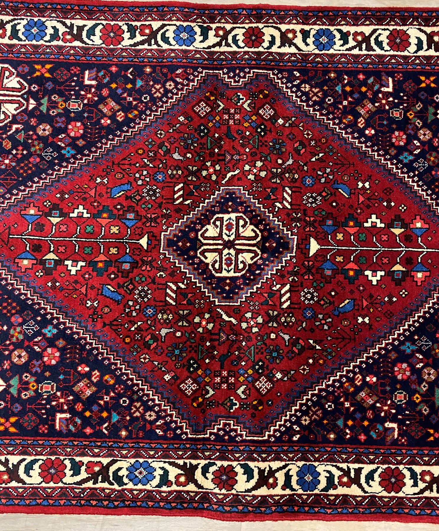 1.5x1M Qashghai Shiraz Rug - Image 3