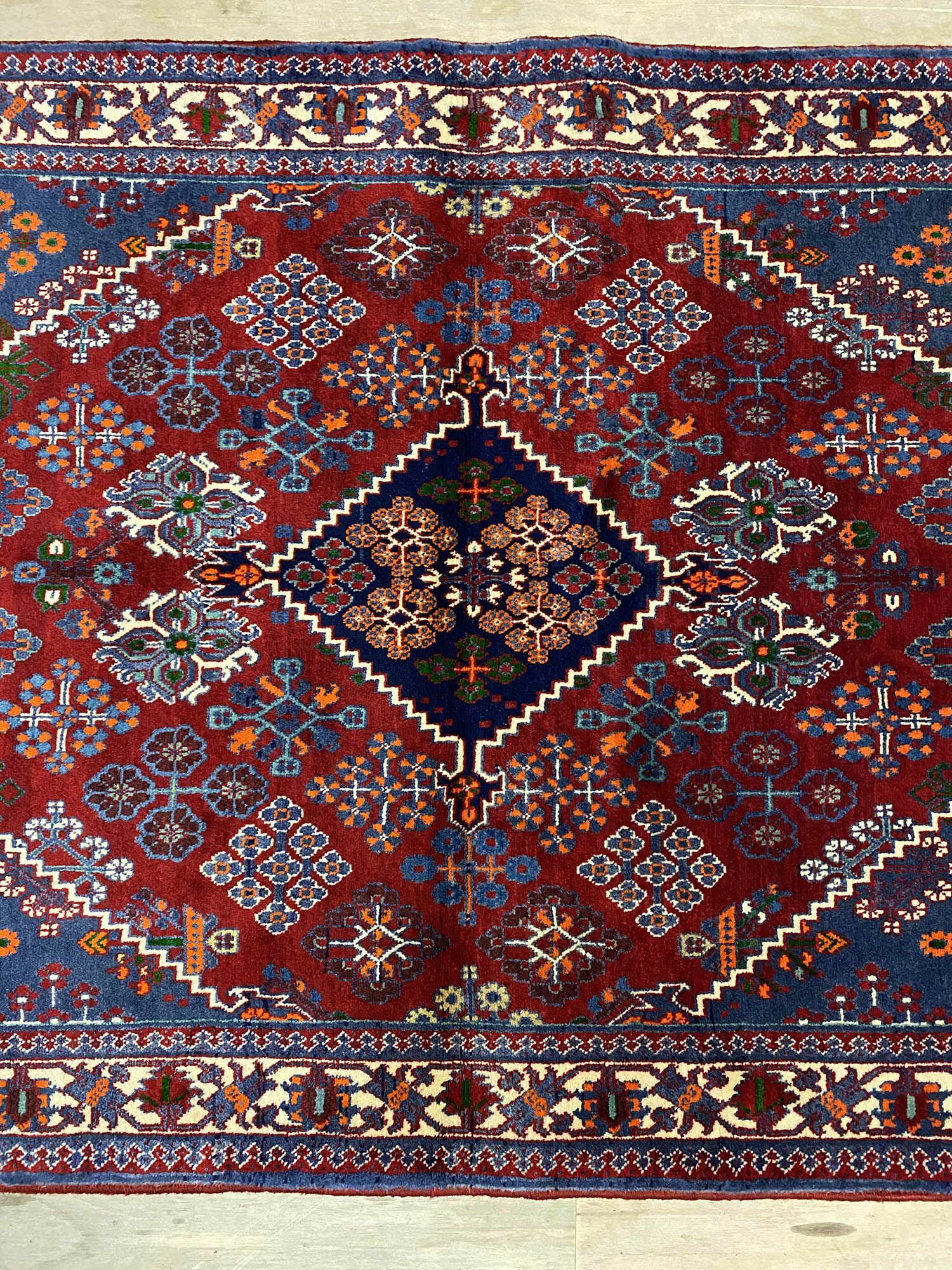 1.6x1.1M Persian Joshaghan Rug - Image 2