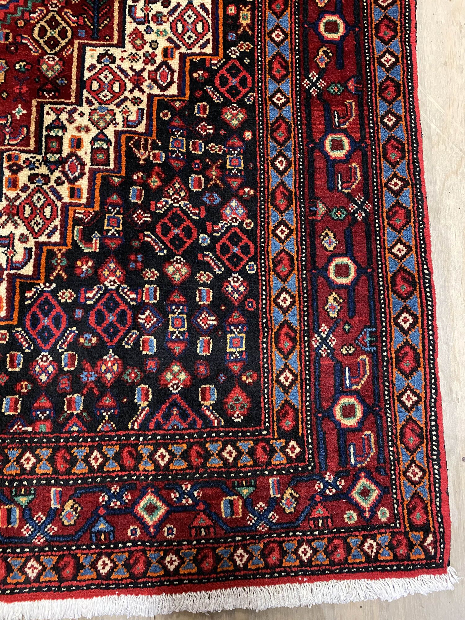 1.7x1.2M Kurdish Senneh Bijar Rug - Image 7