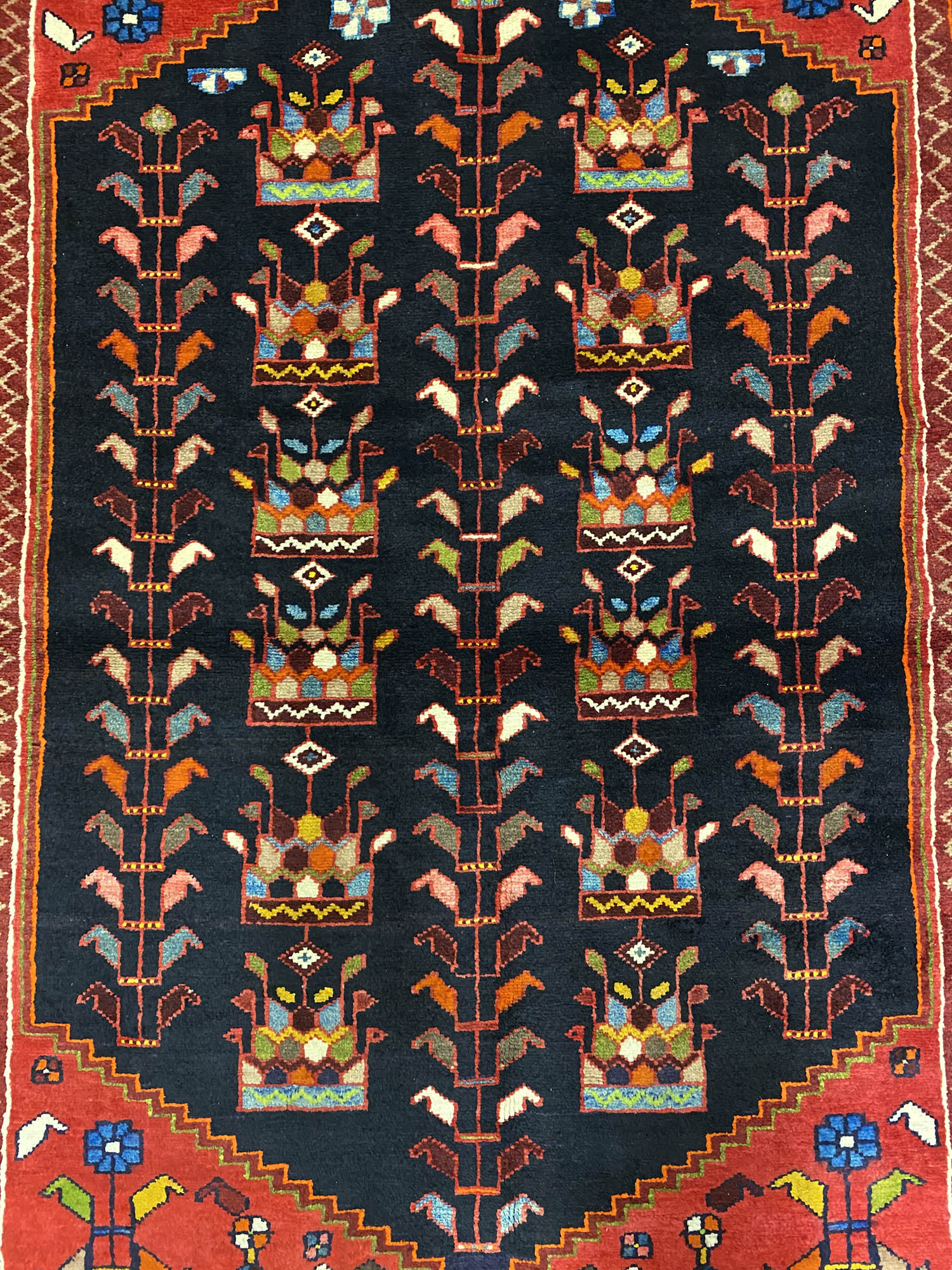 1.5x1.1M Persian Saveh Rug - Image 6