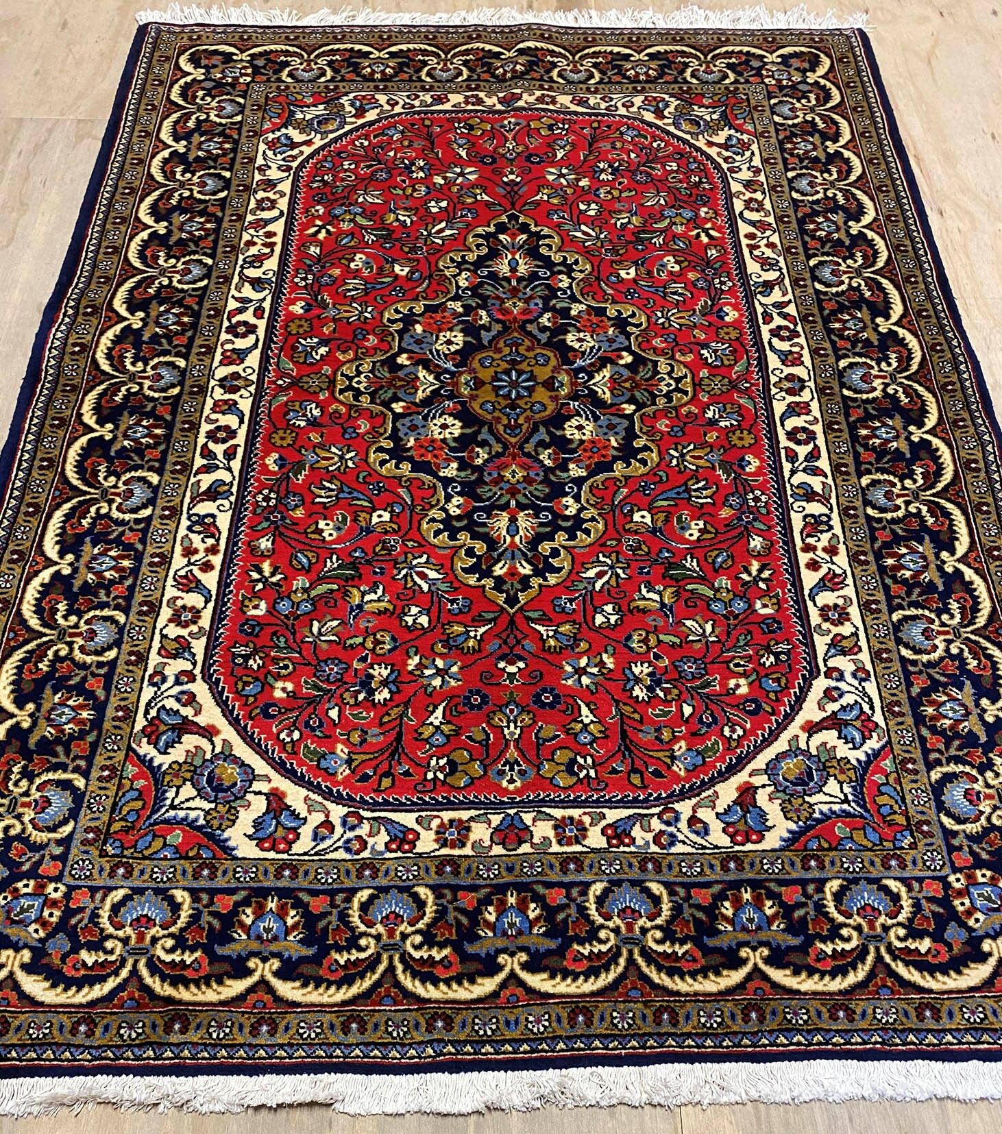 1.5x1.1M Superfine Qom Rug - Image 5