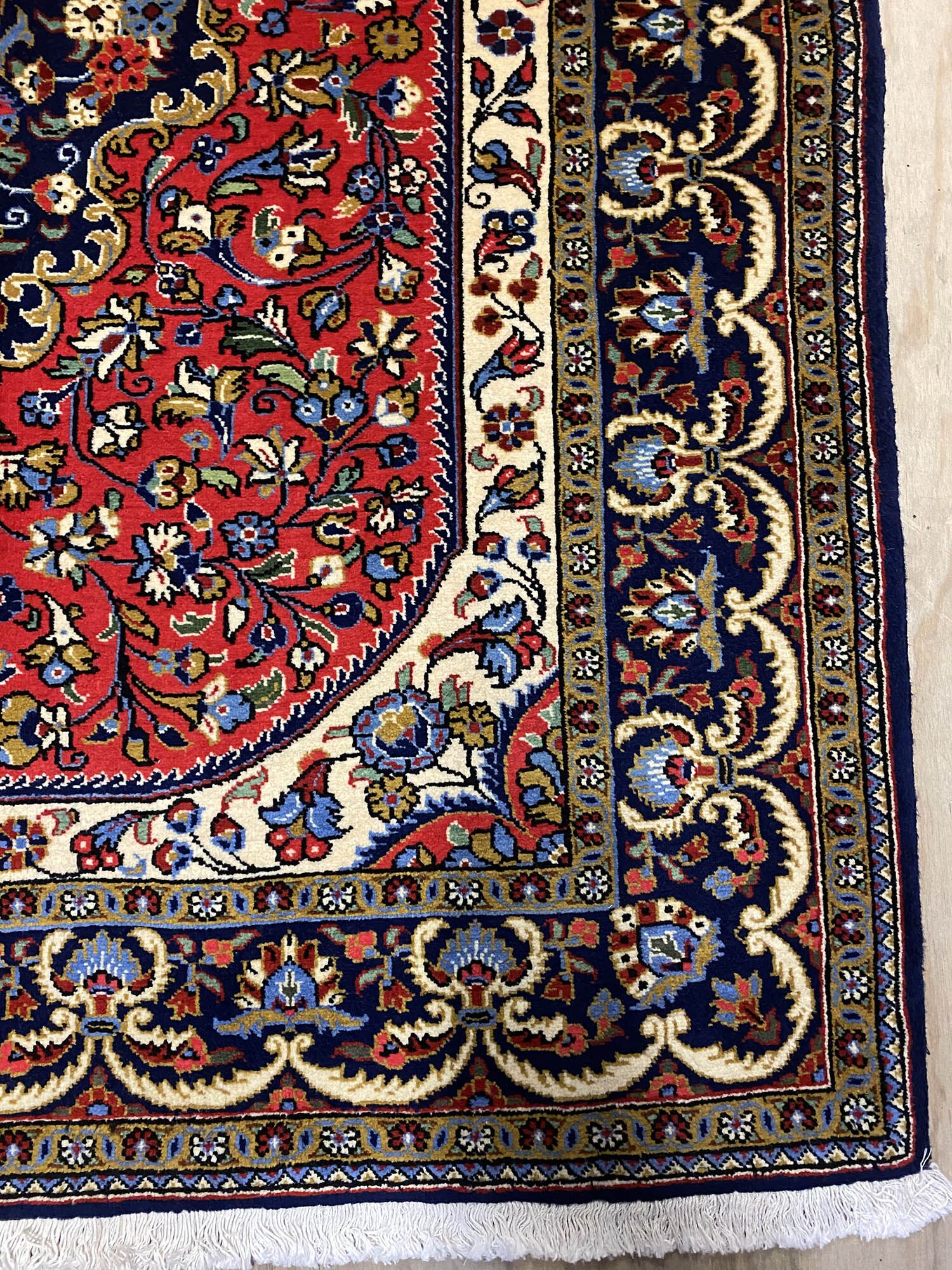 1.5x1.1M Superfine Qom Rug - Image 2