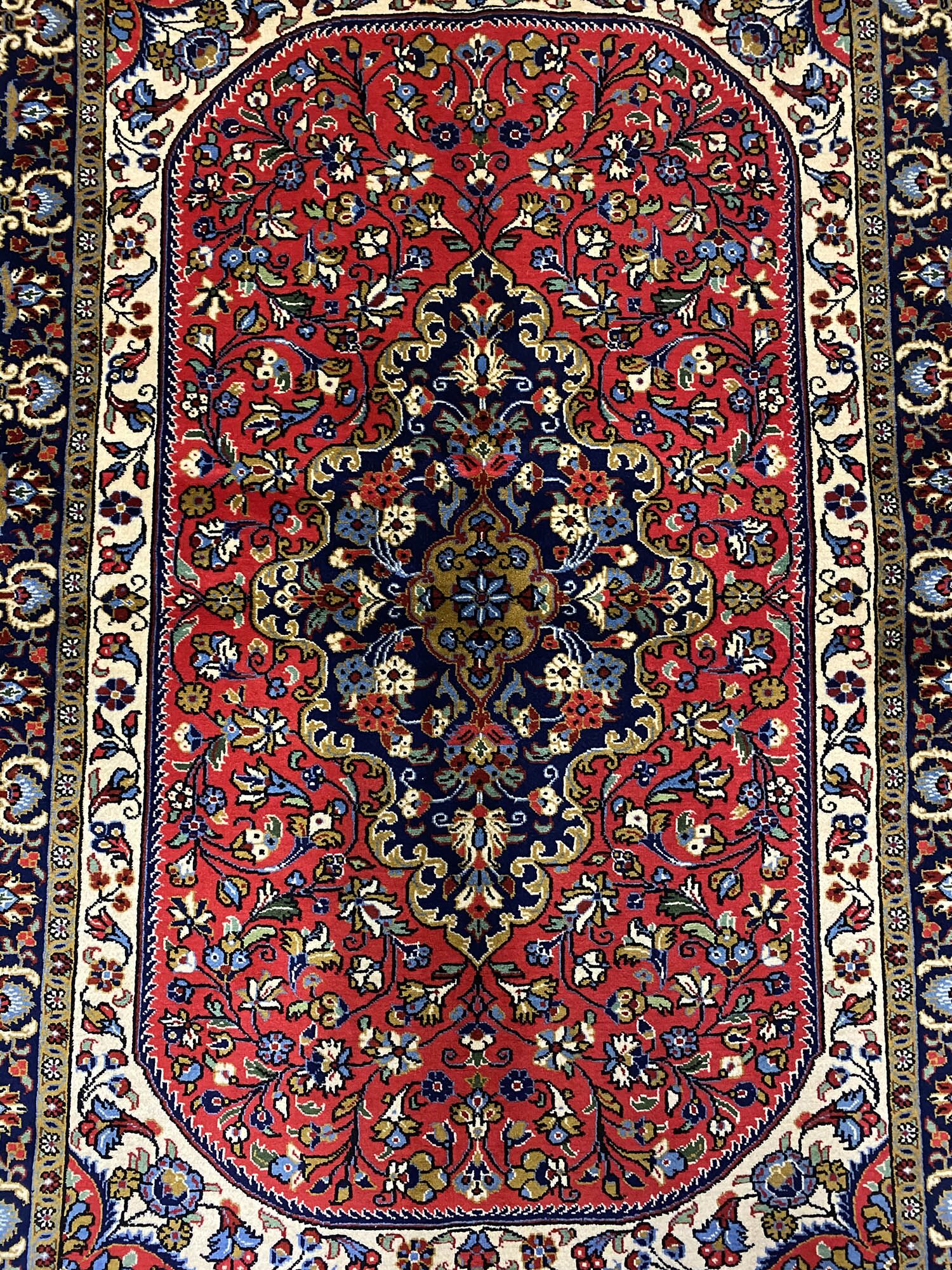 1.5x1.1M Superfine Qom Rug - Image 3