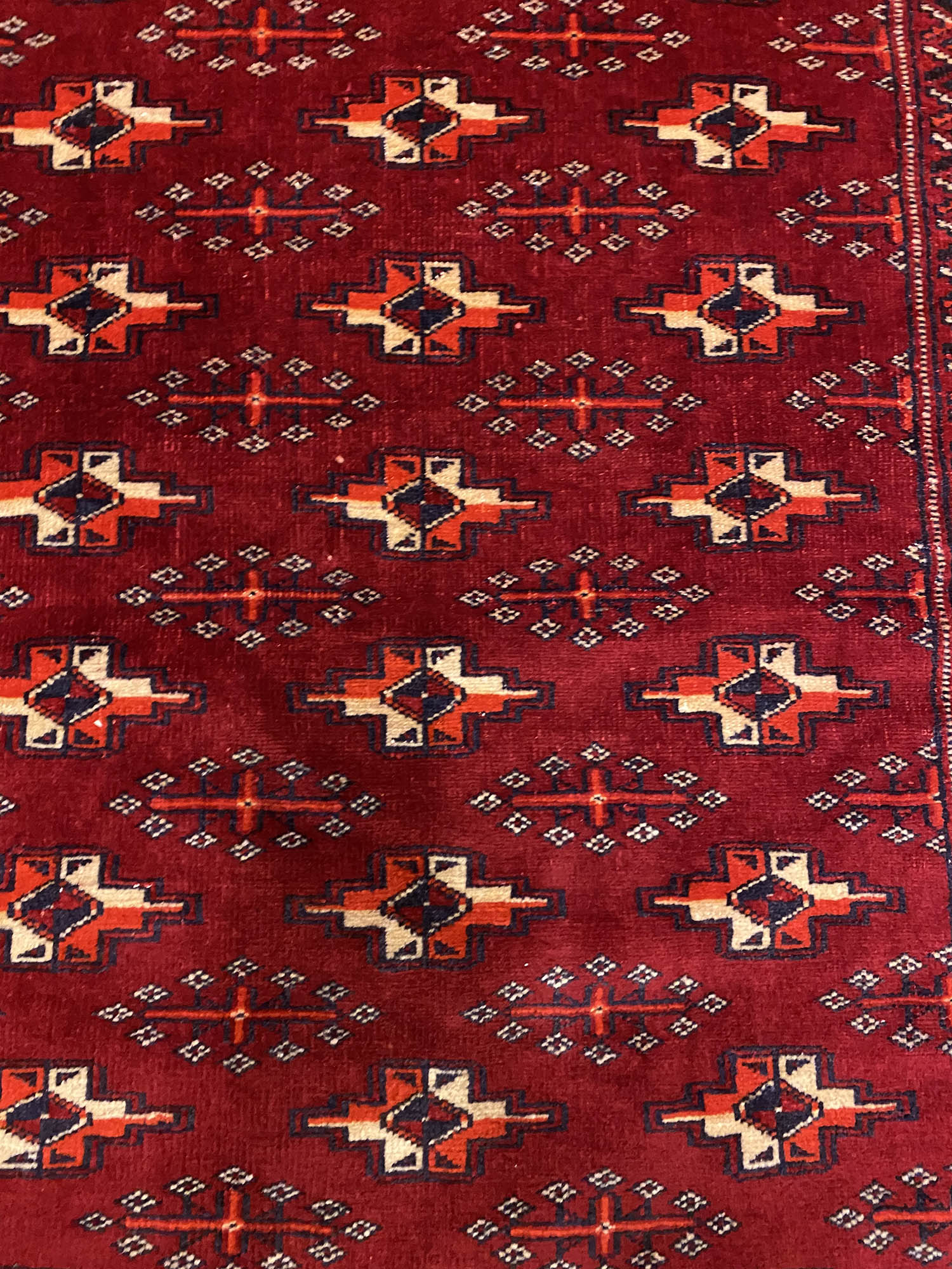 1.6x1.2M Persian Turkaman Rug (Bokhara) - Image 4