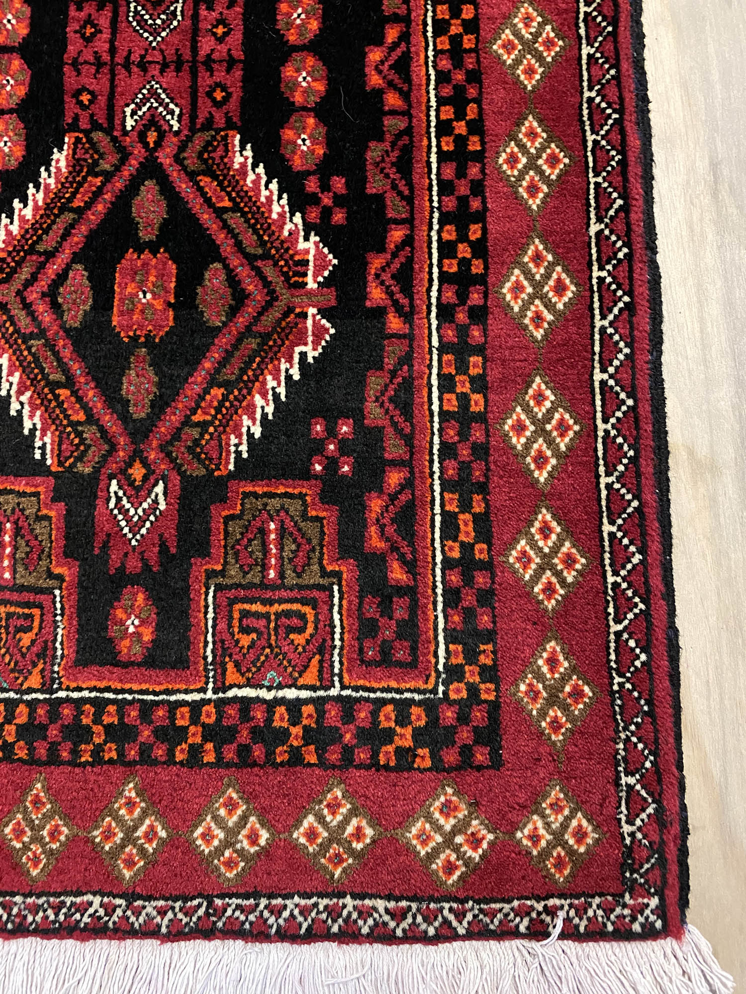 2.1m Persian Balouchi Nomadic Runner - Image 3