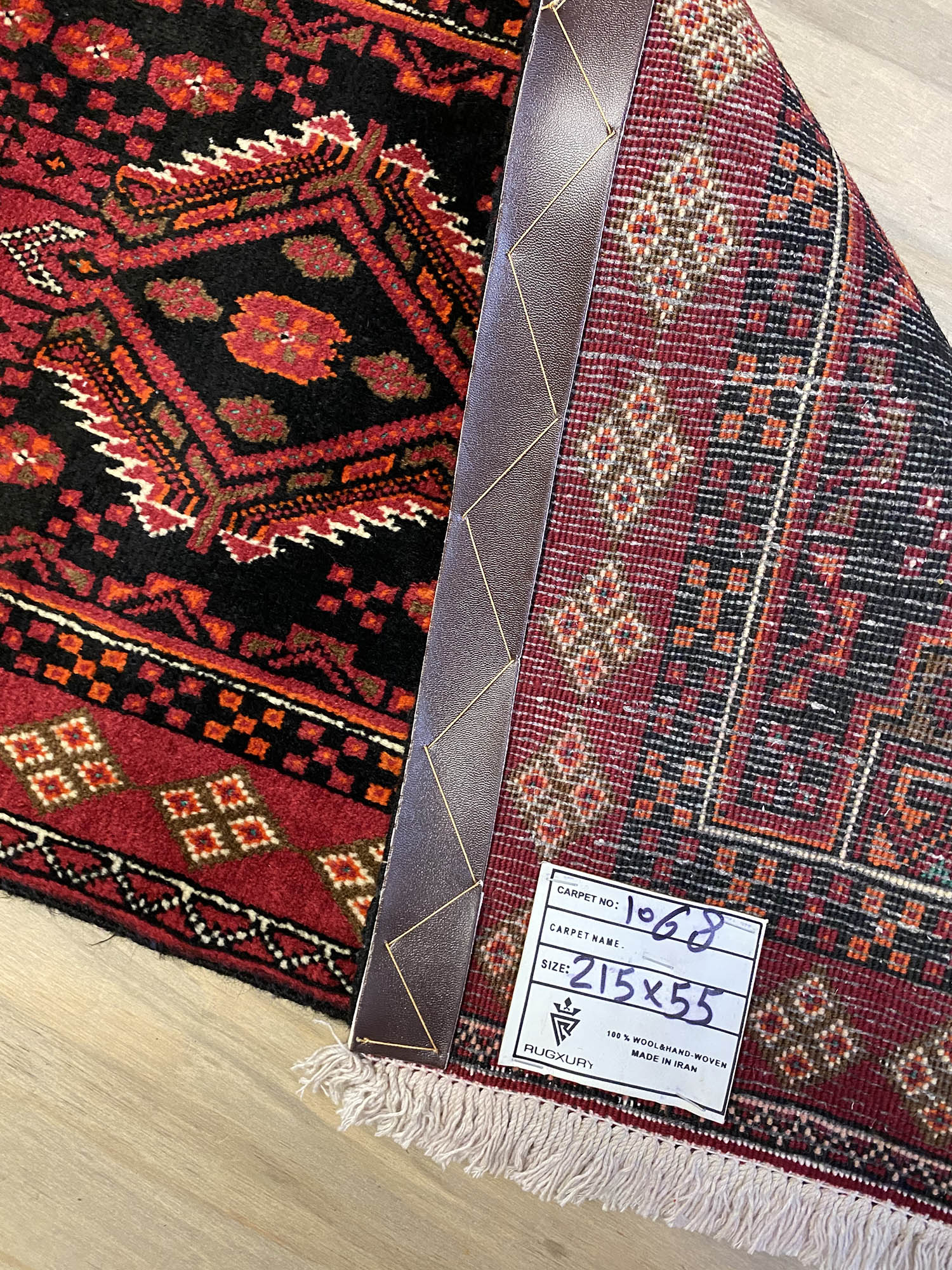 2.1m Persian Balouchi Nomadic Runner - Image 4