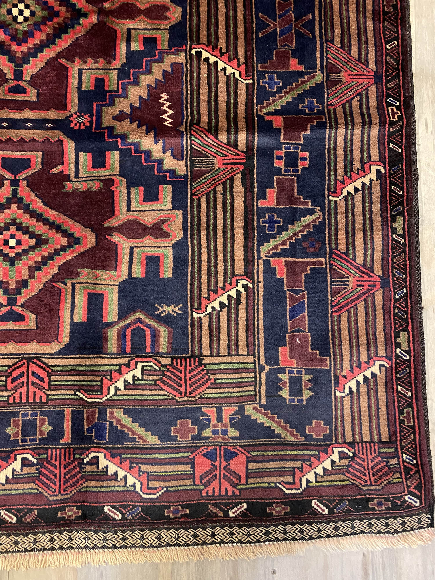 Persian Balouchi Nomadic Rug - Image 3