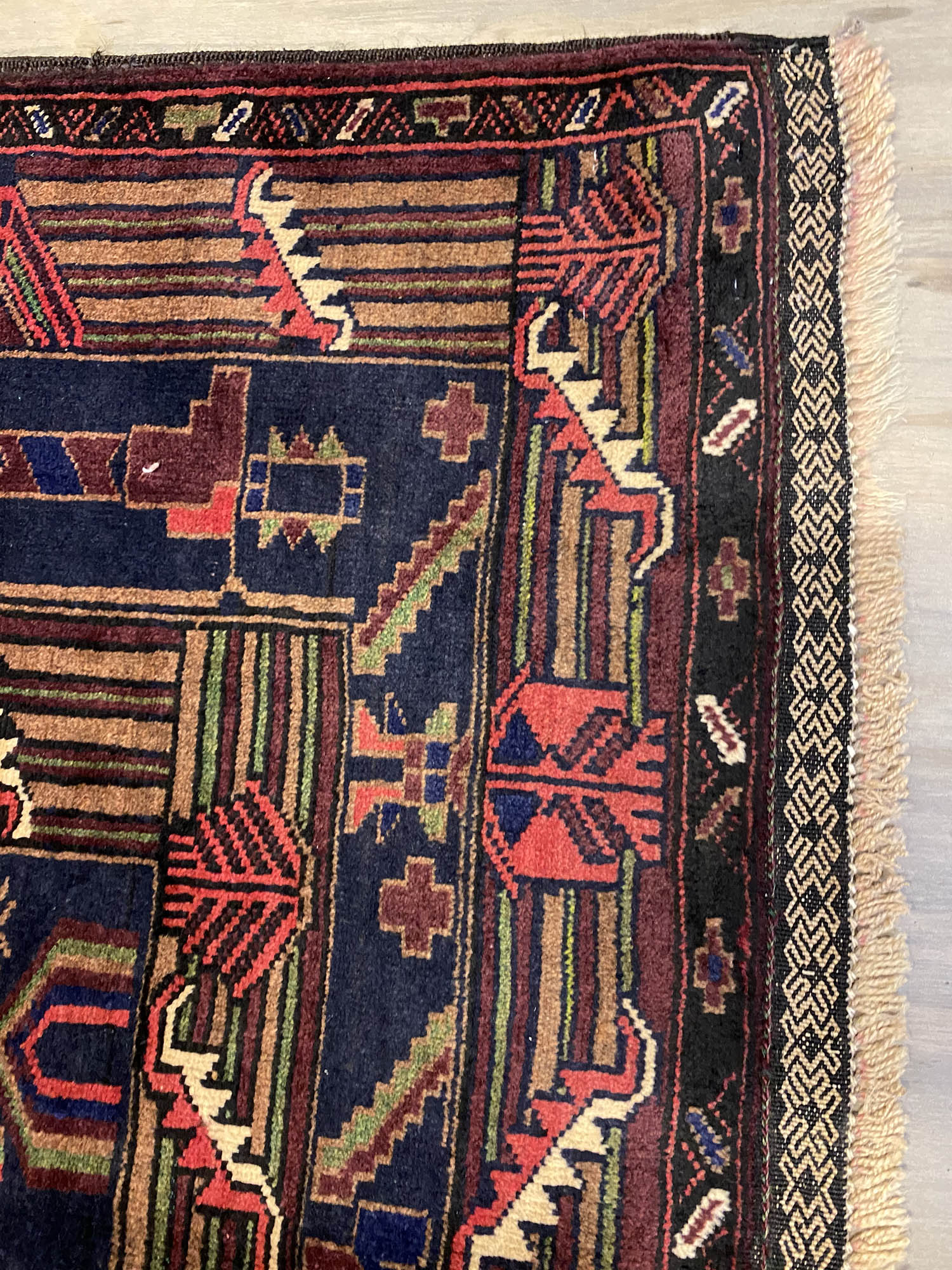 Persian Balouchi Nomadic Rug - Image 4