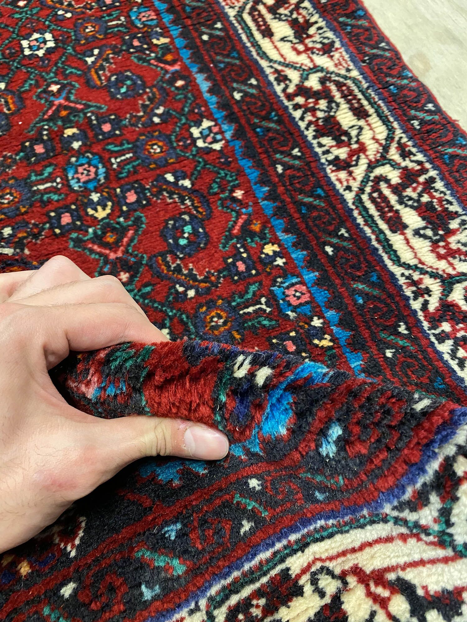 5M Hamedan Persian Runner (Hosseinabad) - Image 10
