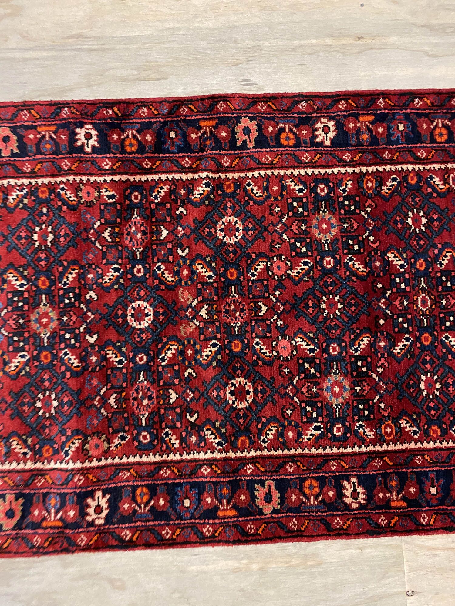 5M Hamedan Persian Runner (Hosseinabad) - Image 2
