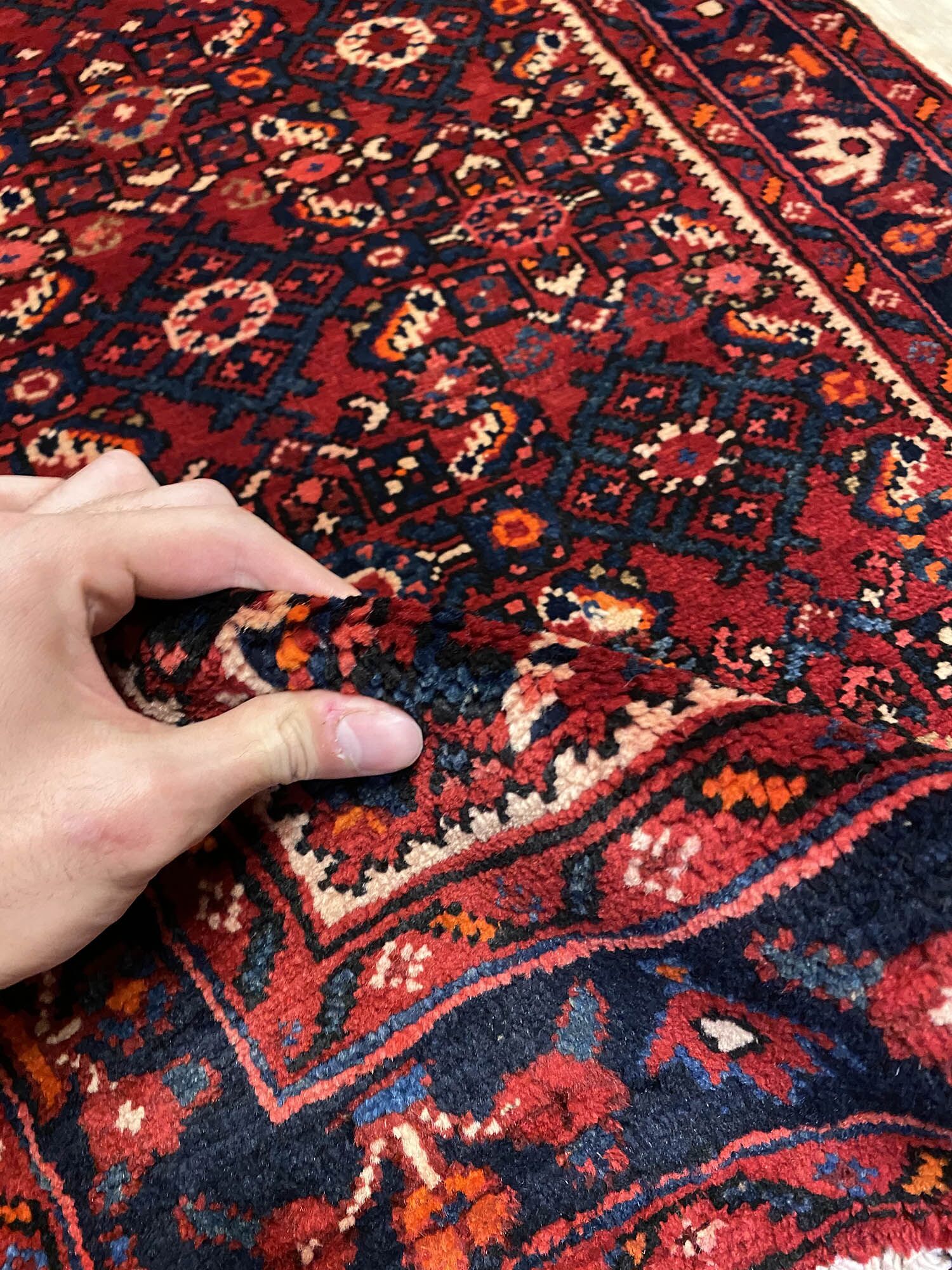 5M Hamedan Persian Runner (Hosseinabad) - Image 5