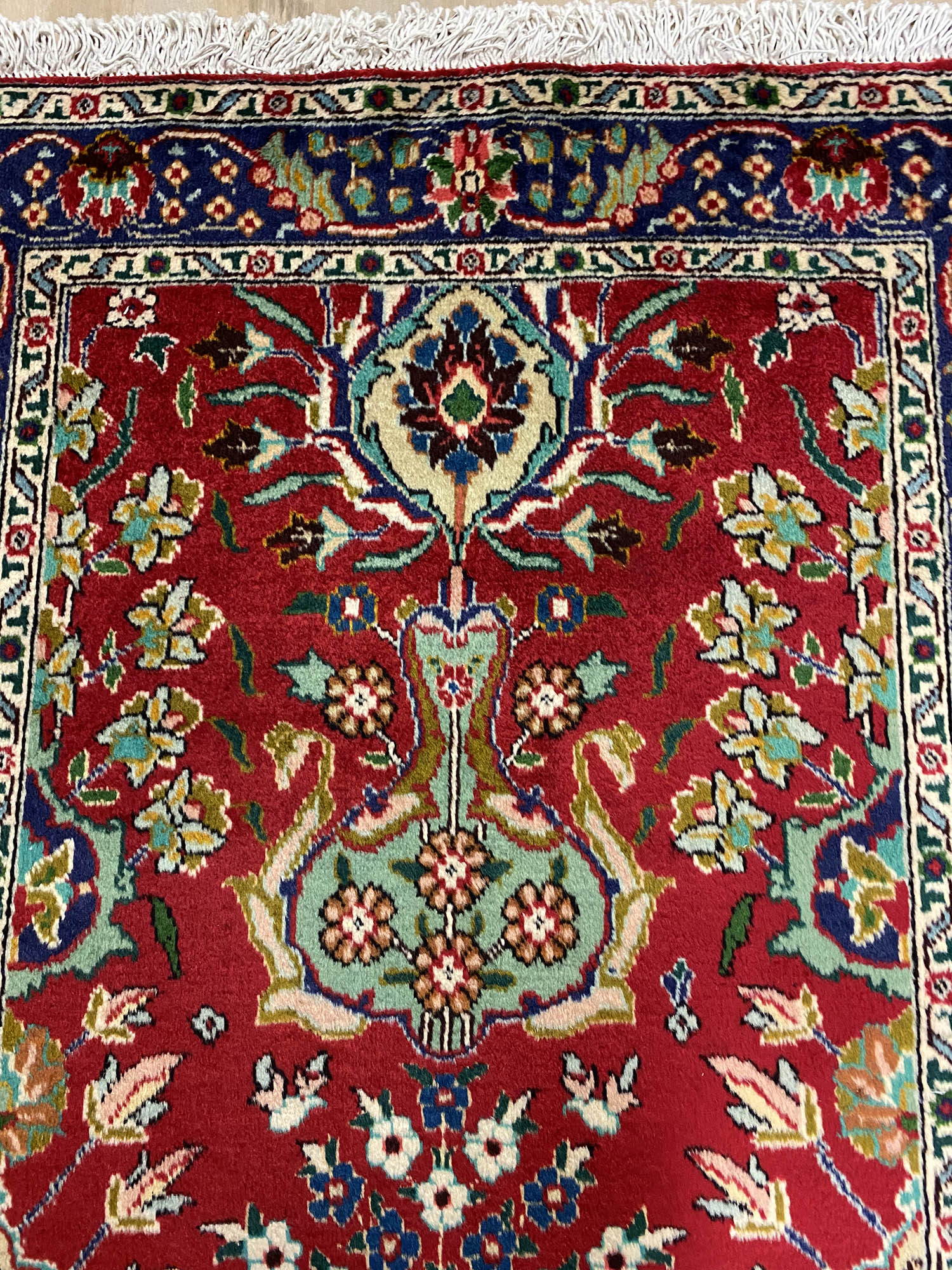 4.5M Vase Design Tabriz Persian Runner - Image 5