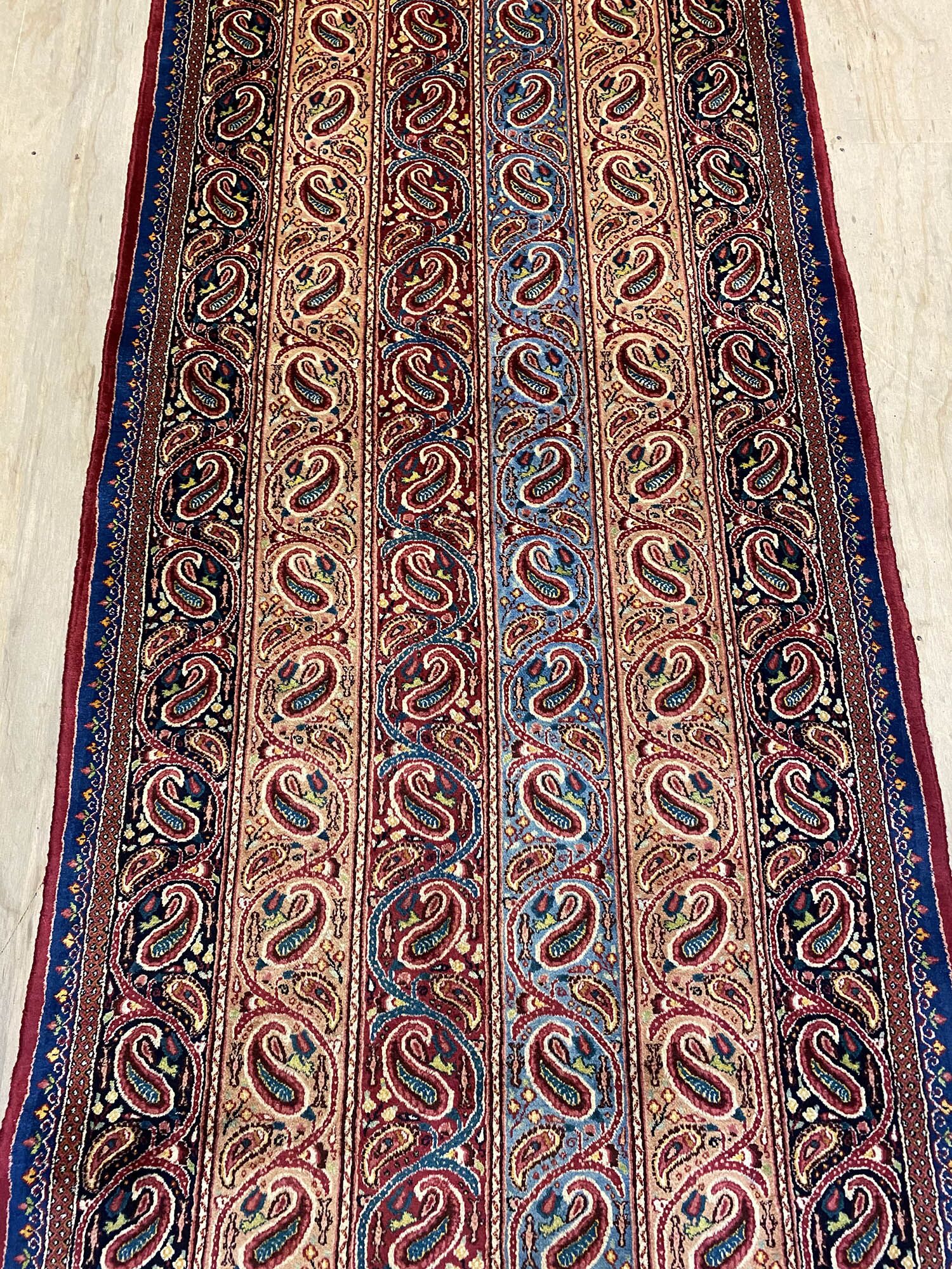6.7 Antique Signed Mood Persian Runner (90 years old) - Image 6