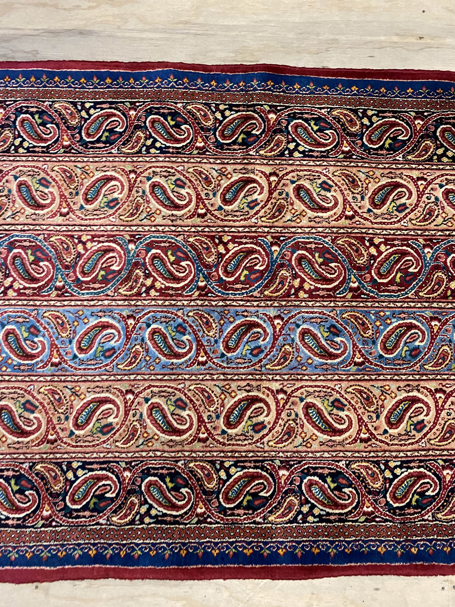 6.7 Antique Signed Mood Persian Runner (90 years old) - Image 2