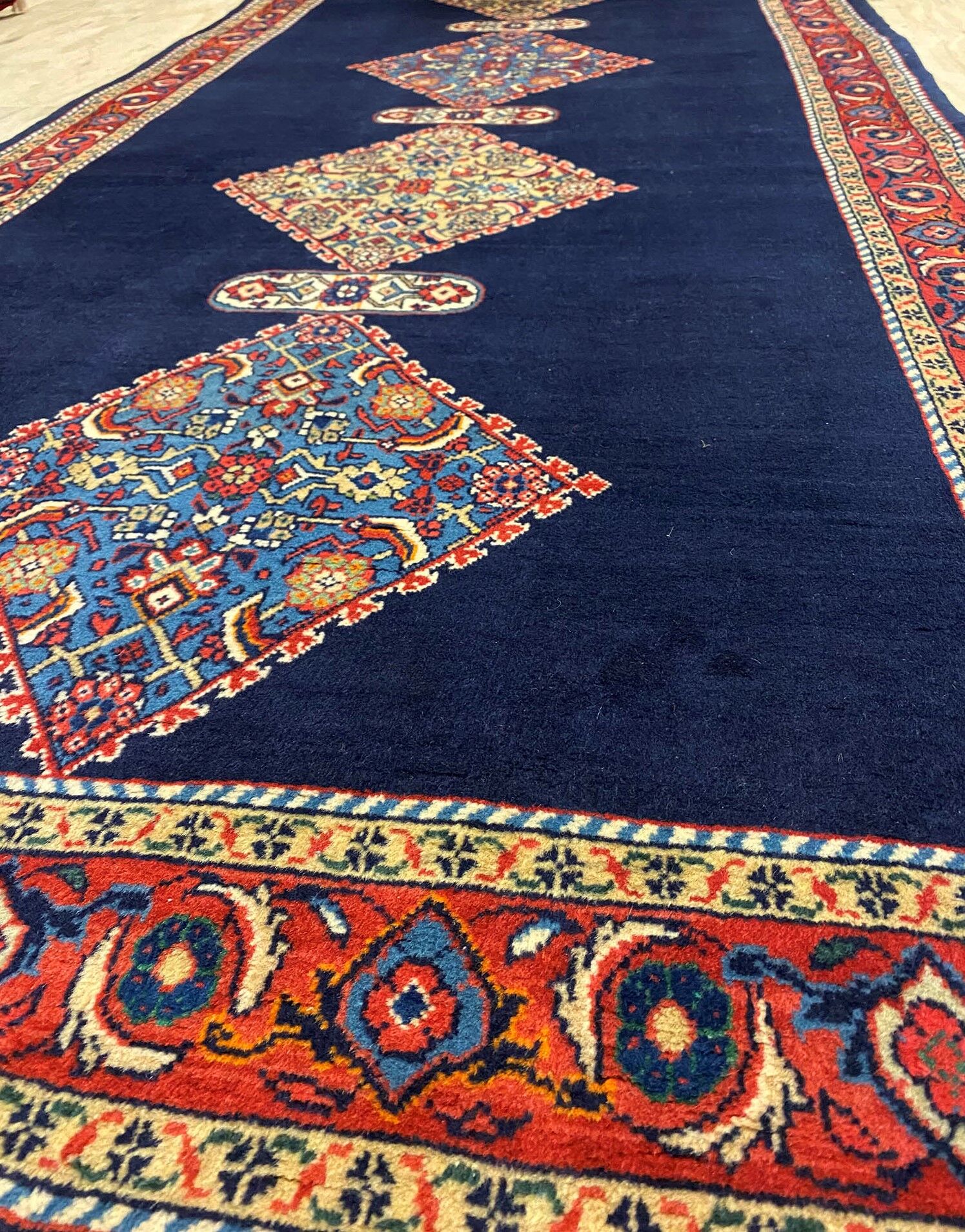 Masterpiece 4M fine Persian Sarough Runner - Image 7