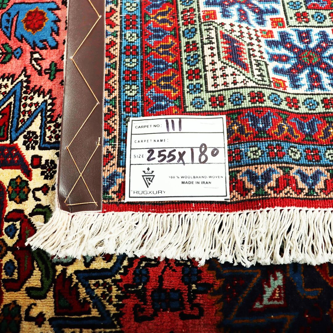 Antique Wool & Silk Ardebil Rug (60yrs) - Image 8