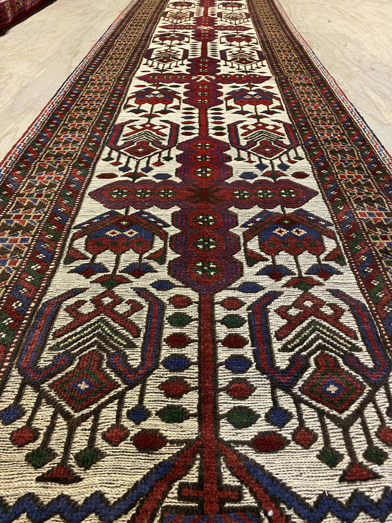 3.8M Antique Sirjan Persian Runner - Image 4