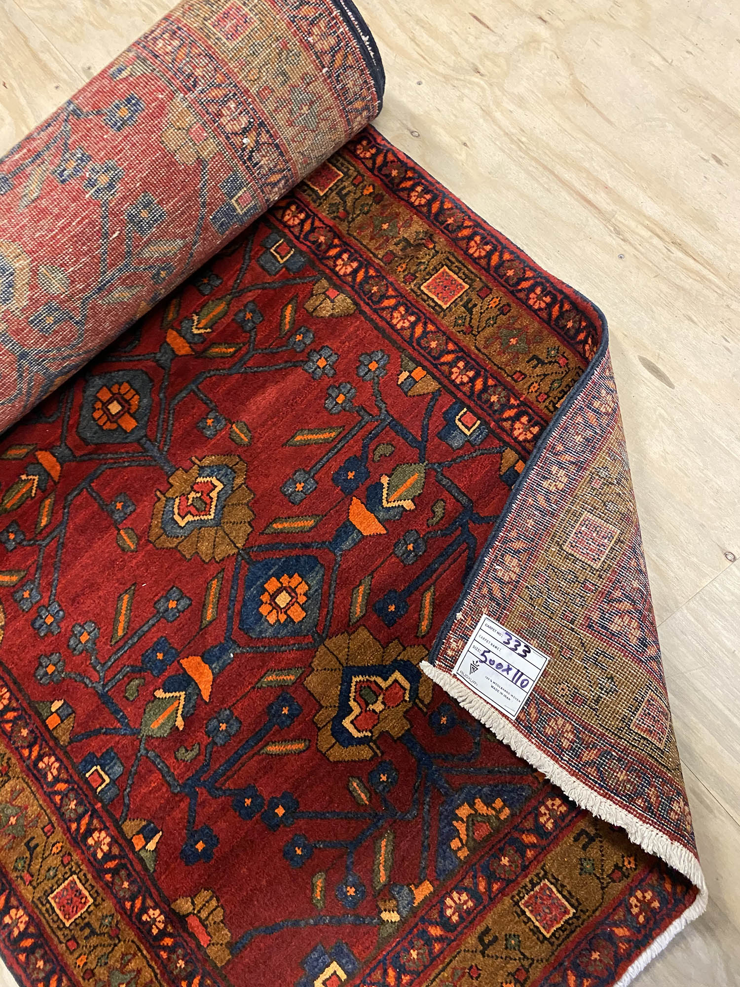5M Hamedan Persian Runner - Image 9