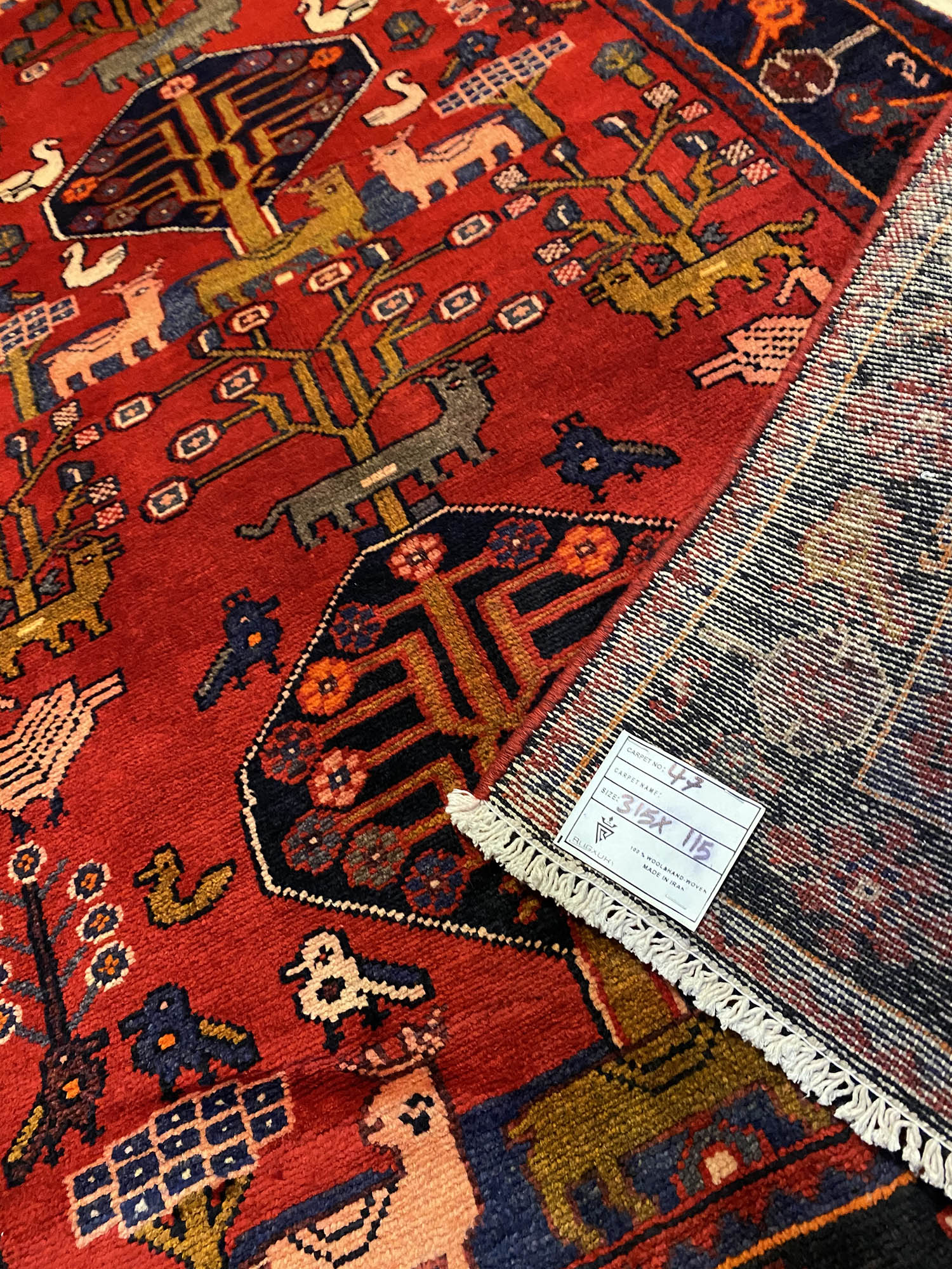 3m Hamedan Persian Runner - Image 2