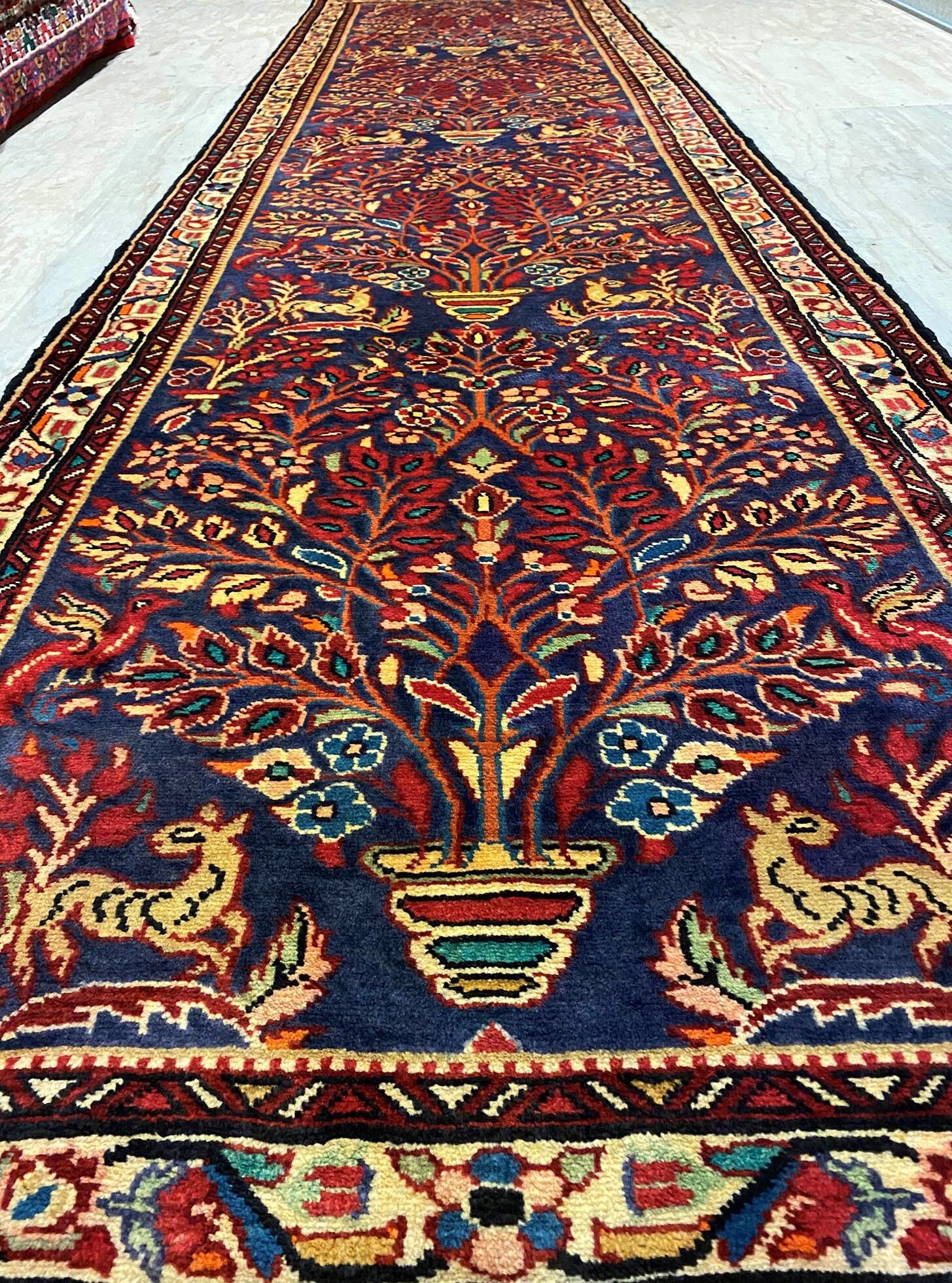 Fine 3.8M Hamedan Persian Runner - Image 6