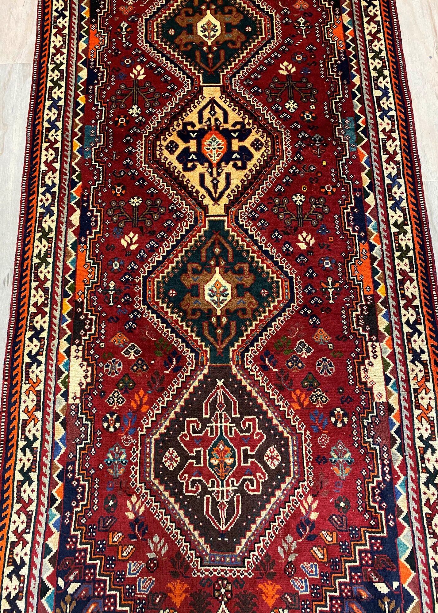 3M Qashghai Shiraz Persian Runner