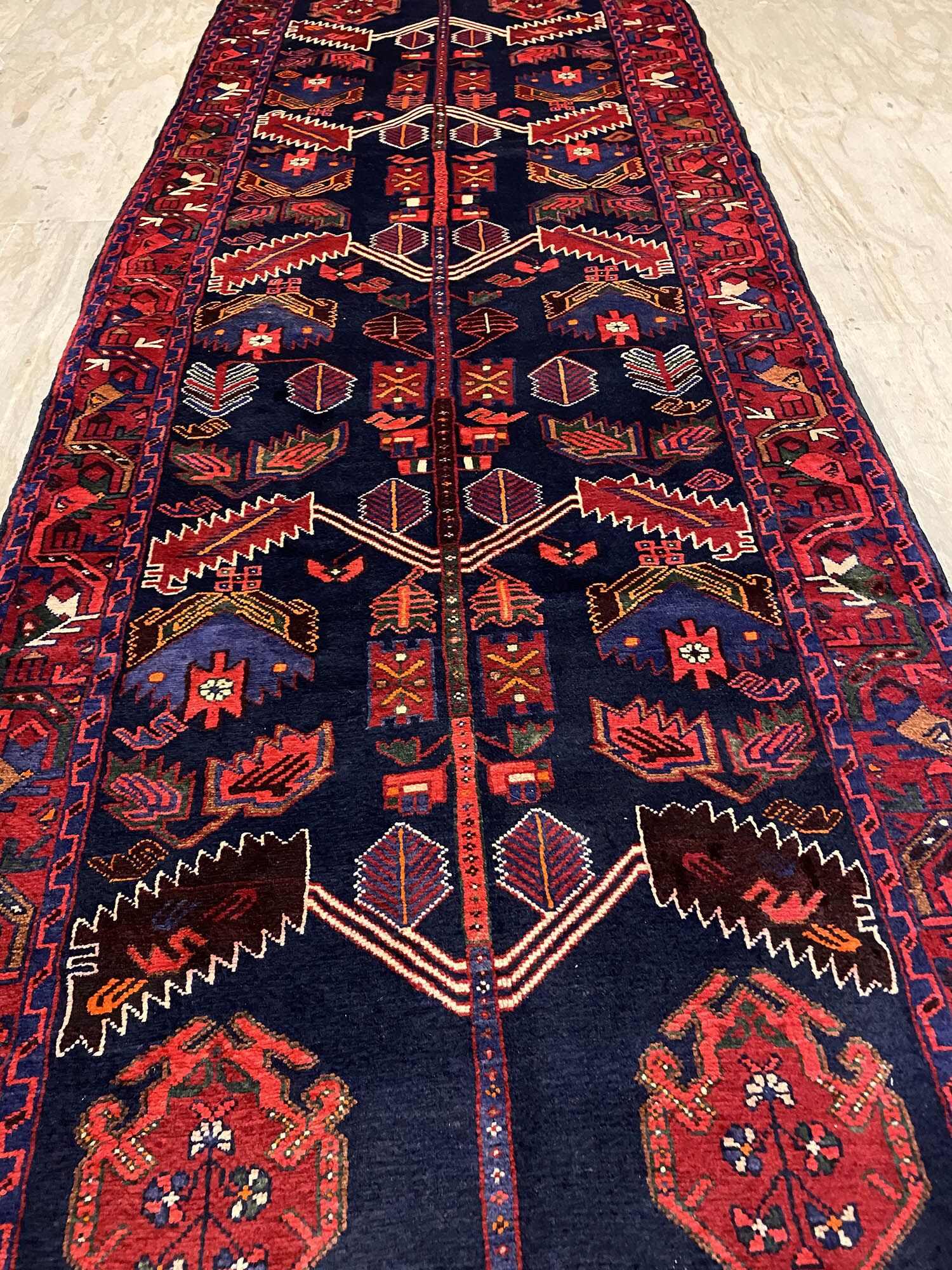 Fine 3M Hamedan Persian Runner - Image 8