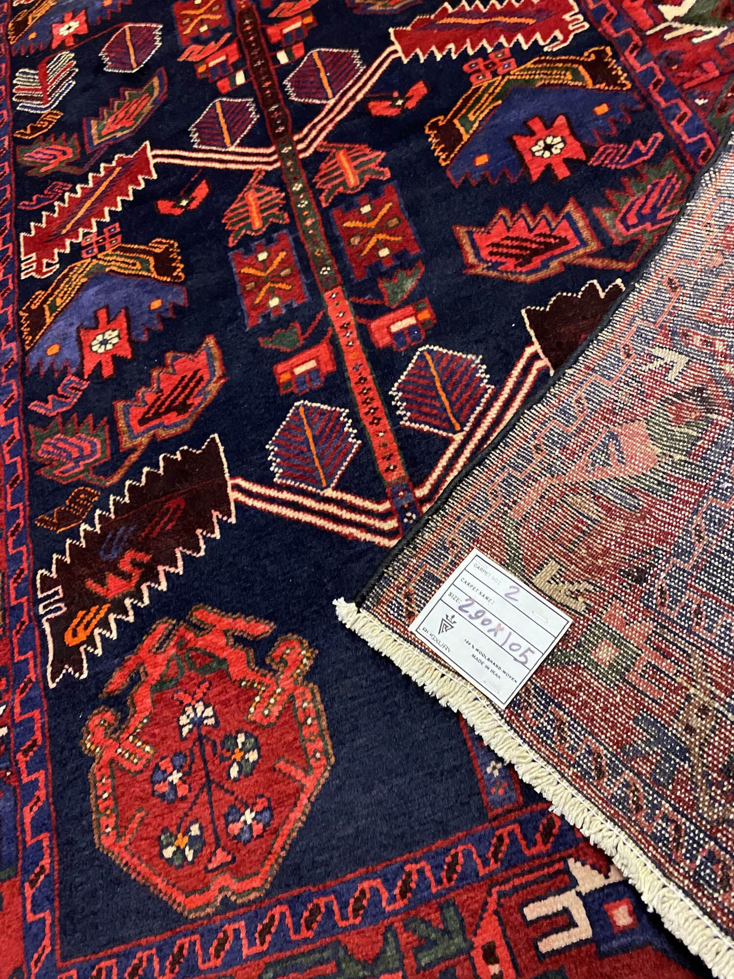 Fine 3M Hamedan Persian Runner - Image 10