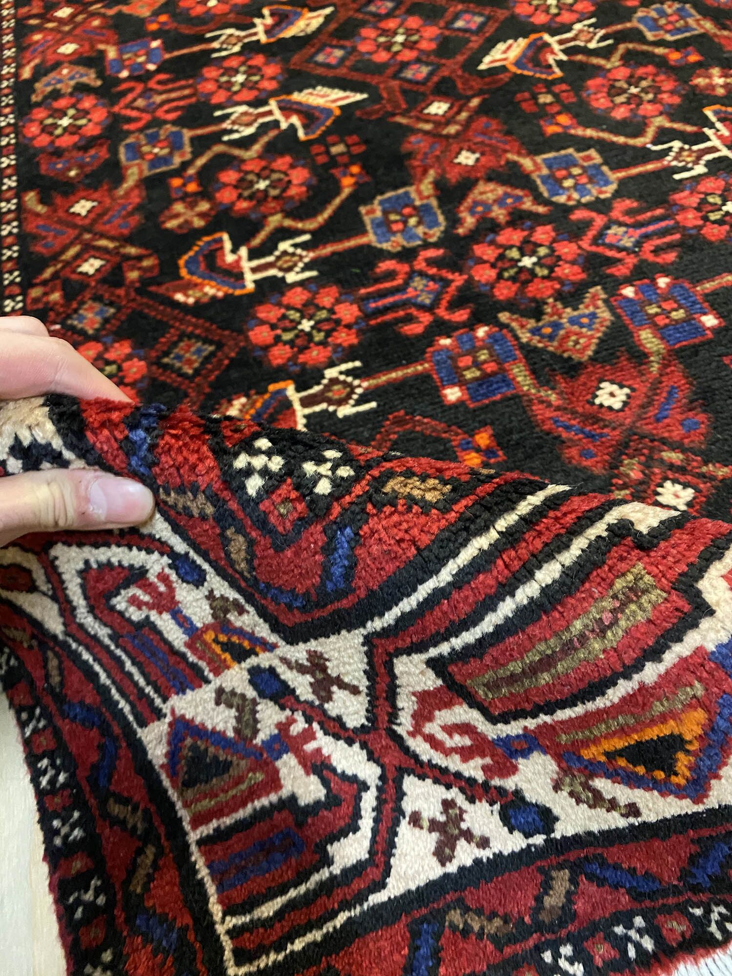 Fine 4M Hamedan Persian Runner (Malayer) - Image 4