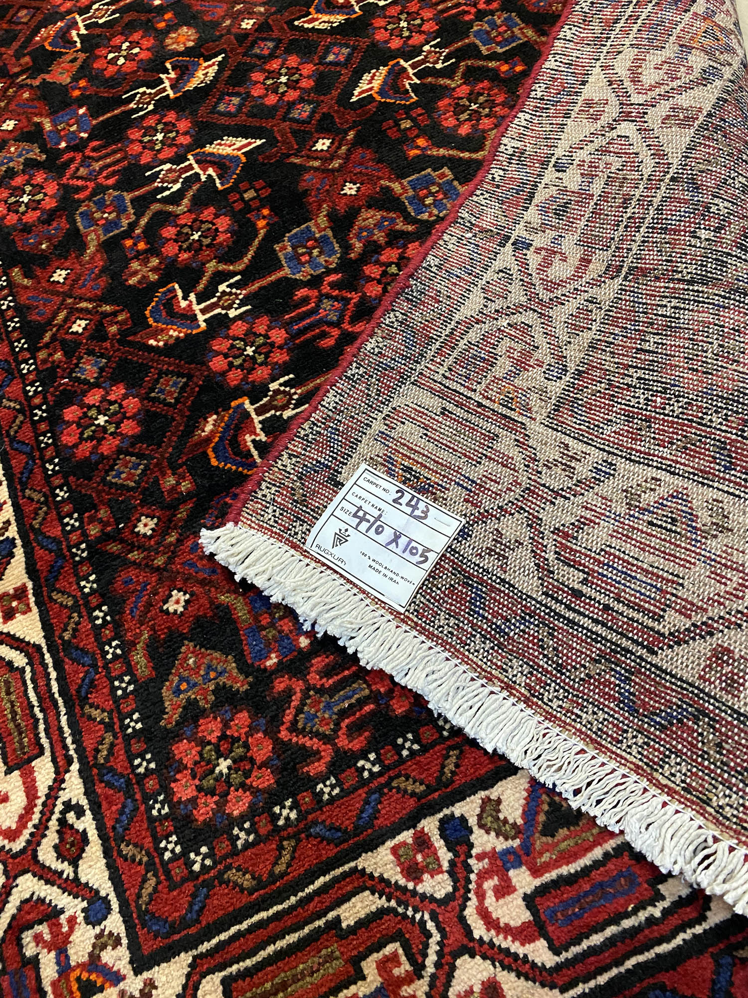Fine 4M Hamedan Persian Runner (Malayer) - Image 5