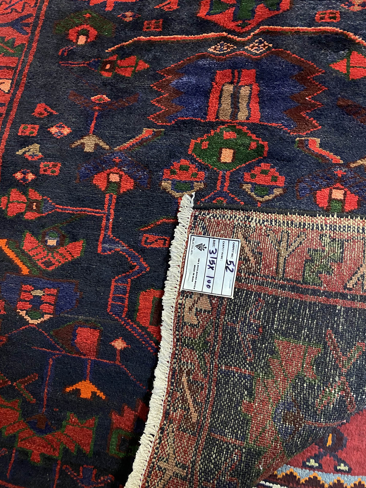 3M Hamedan Persian Runner (Malayer) - Image 5