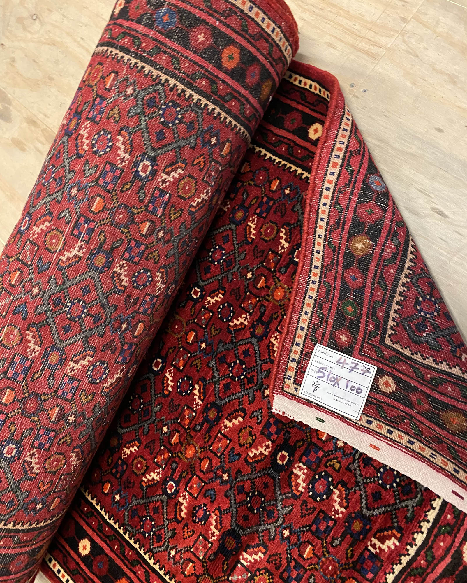 5.1M Hamedan Persian Runner (Hosseinabad) - Image 11