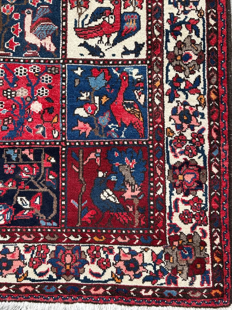 2.9x1.6M Garden Design Bakhtiari Persian Rug - Image 5