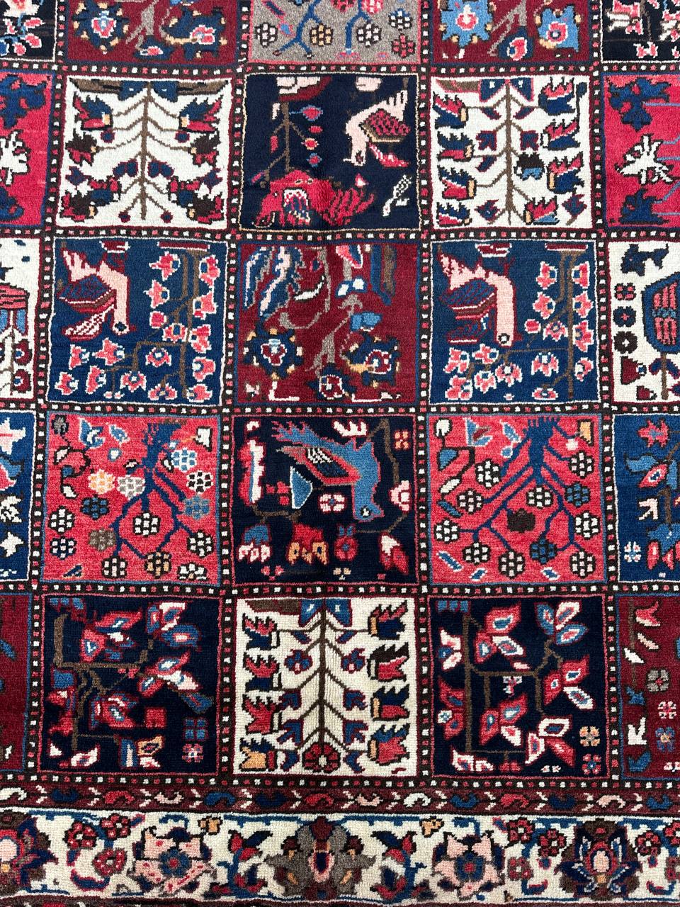 2.9x1.6M Garden Design Bakhtiari Persian Rug - Image 6
