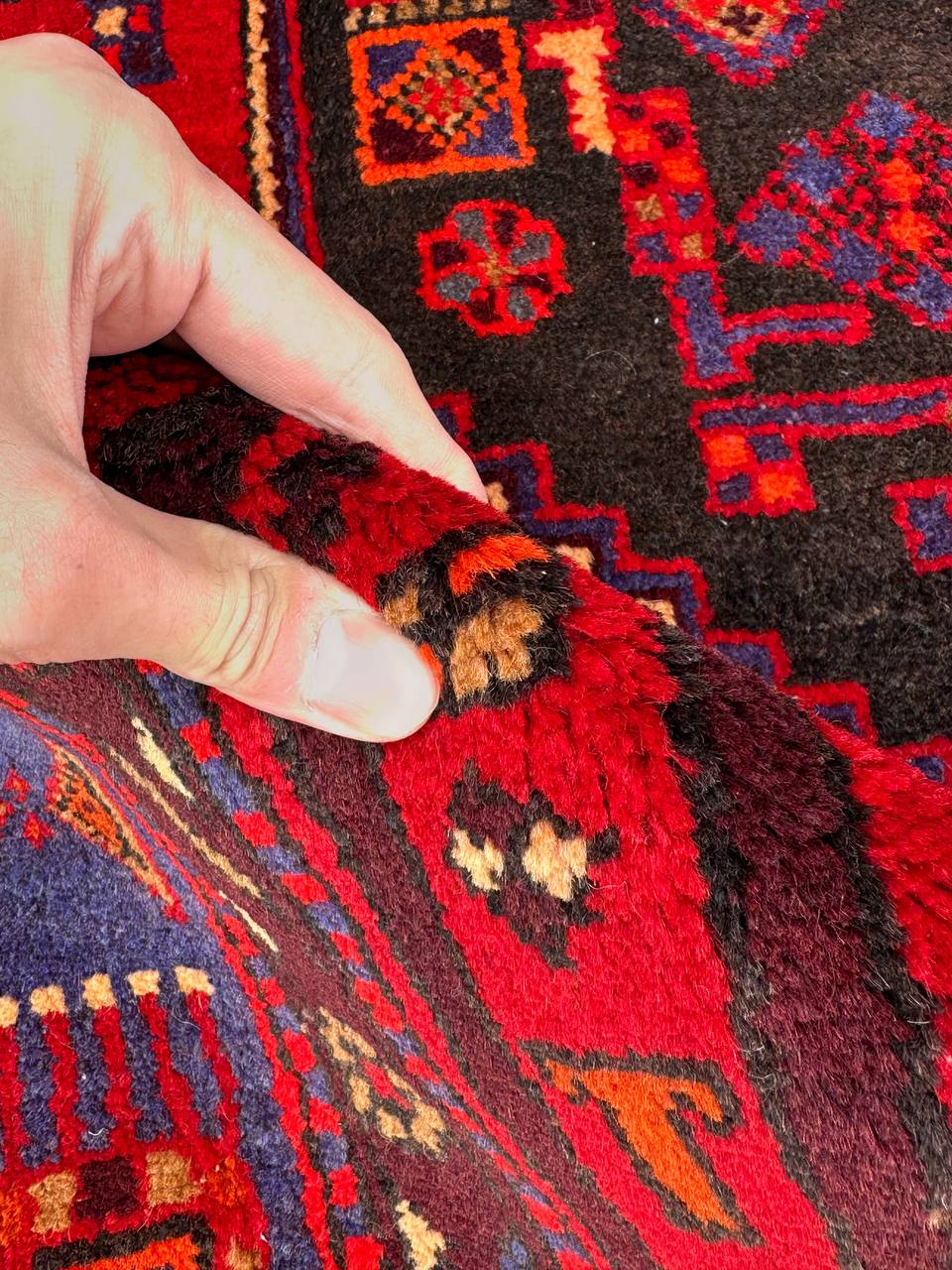 2.1x1.4M Hamedan Persian Rug - Image 6