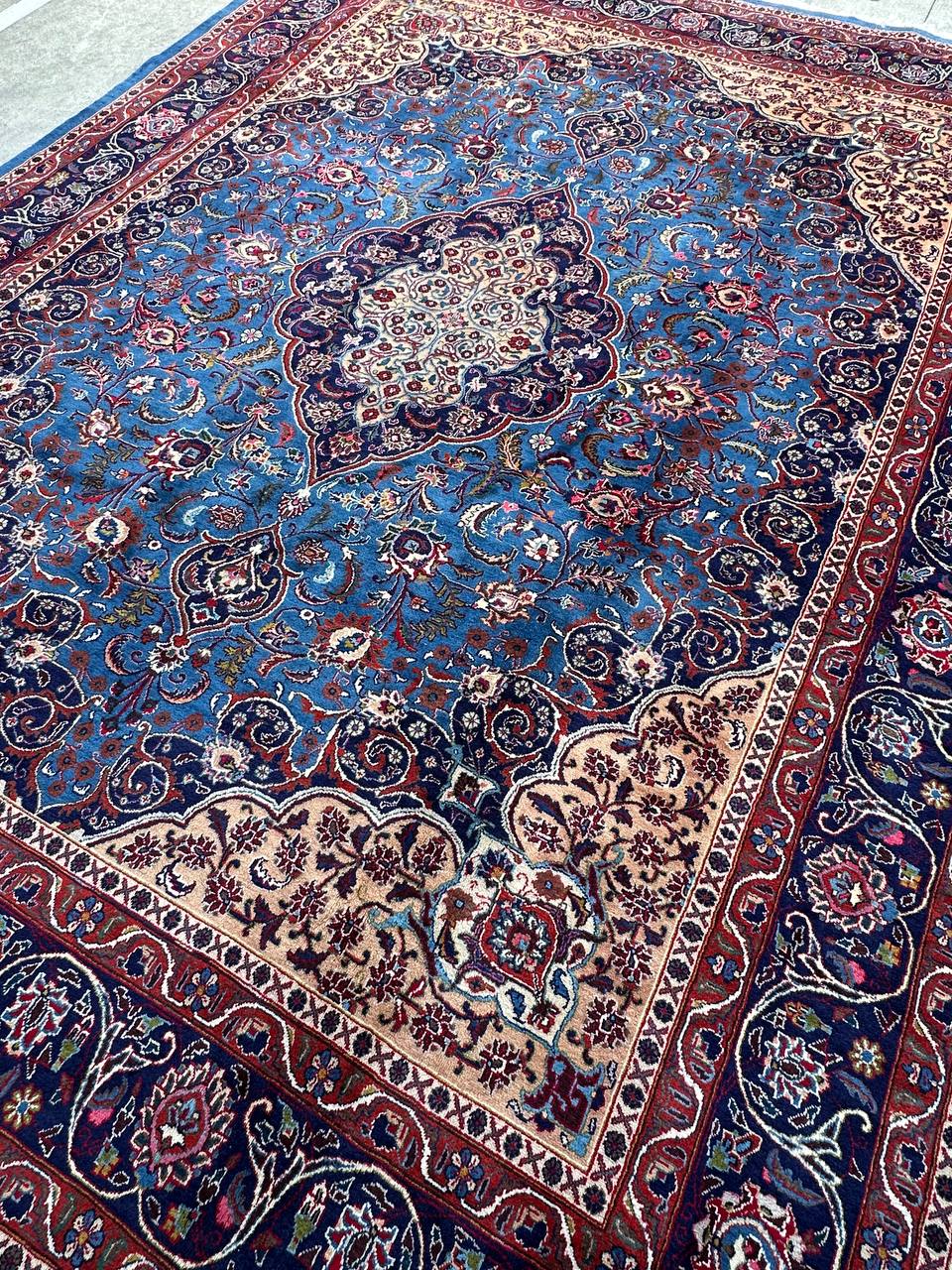 4x3M Traditional Persian Mashad Rug - Image 7