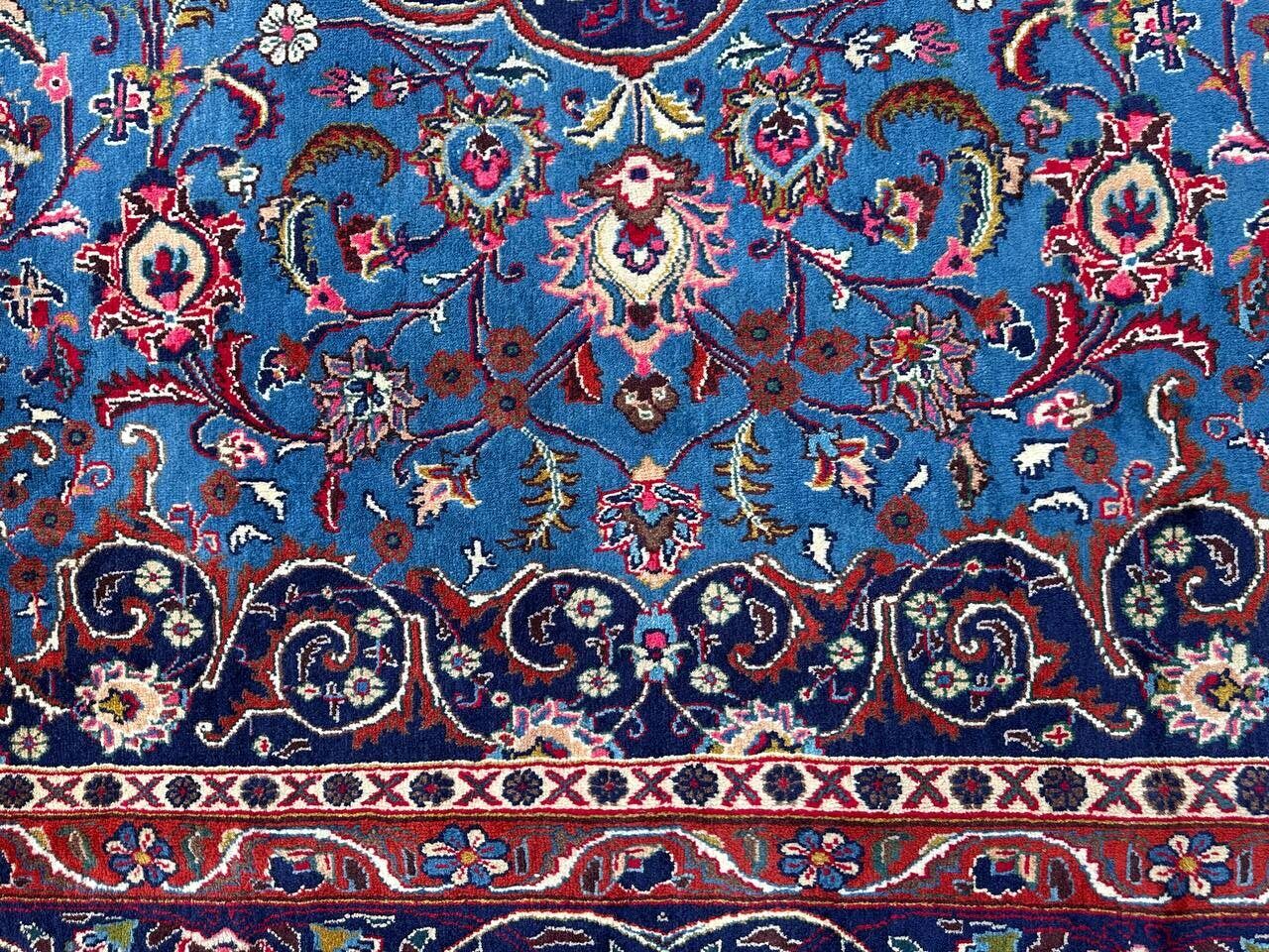4x3M Traditional Persian Mashad Rug - Image 6