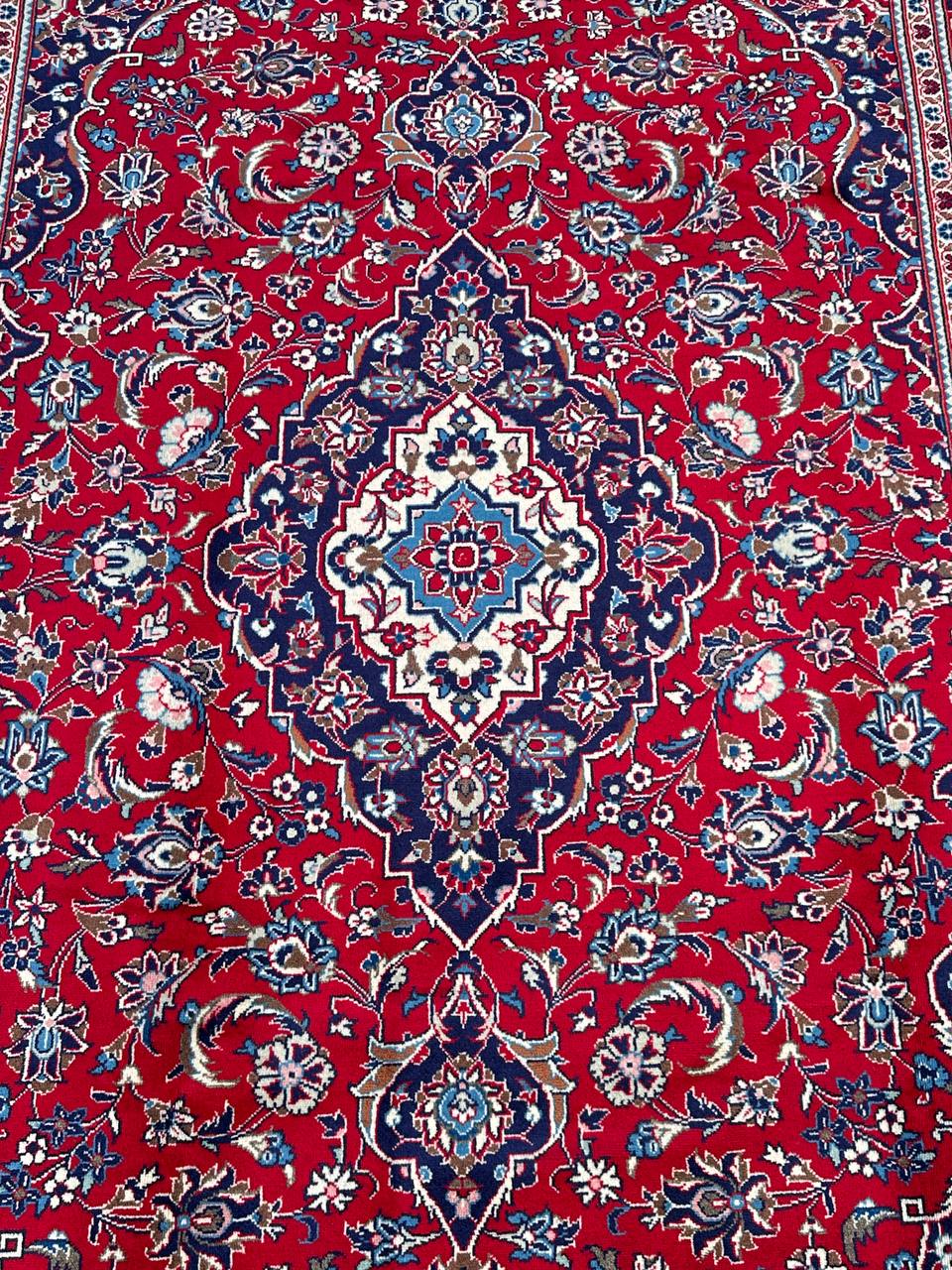 3x2M Royal Traditional Persian Kashan Rug - Image 6
