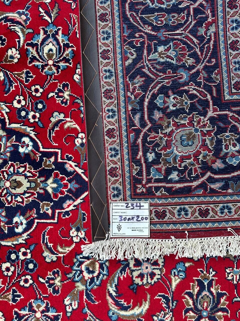 3x2M Royal Traditional Persian Kashan Rug - Image 9
