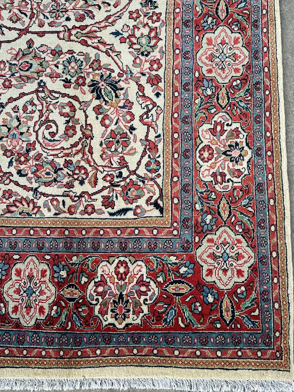 3x2M Fine Allover Design Sarough Rug - Image 10