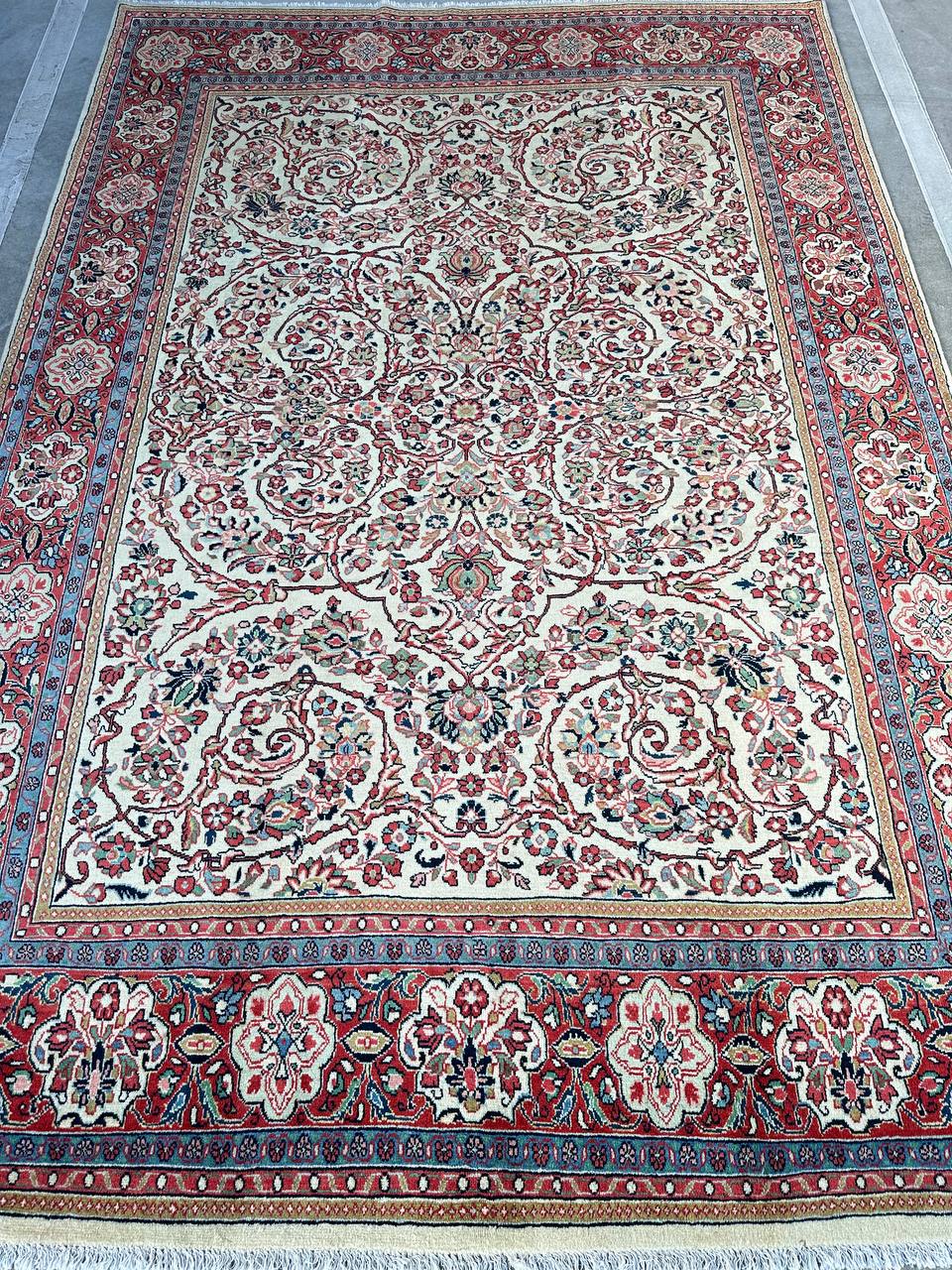 3x2M Fine Allover Design Sarough Rug - Image 9