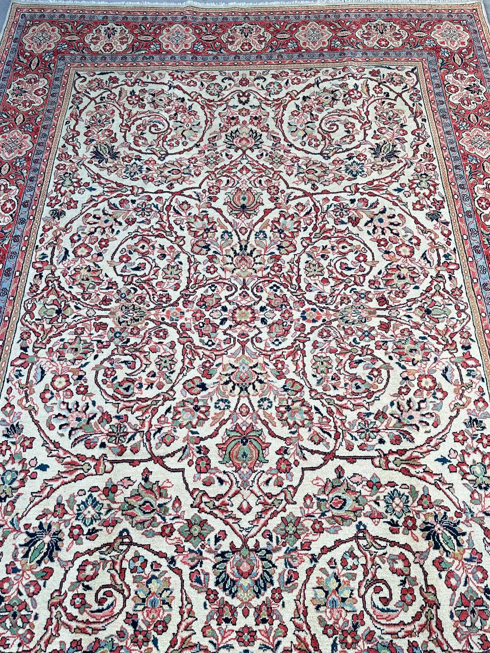 3x2M Fine Allover Design Sarough Rug - Image 6