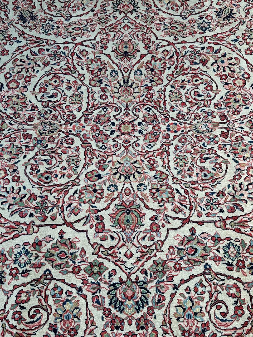 3x2M Fine Allover Design Sarough Rug - Image 2