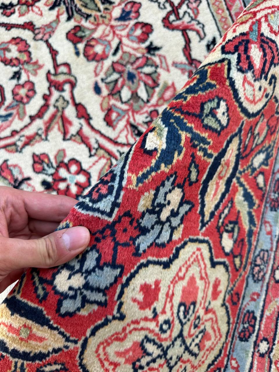 3x2M Fine Allover Design Sarough Rug - Image 11
