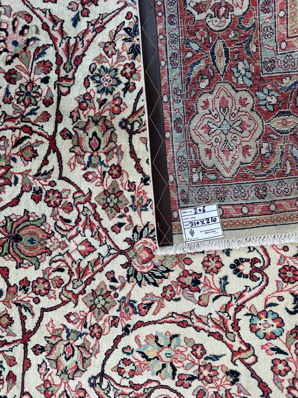 3x2M Fine Allover Design Sarough Rug - Image 12