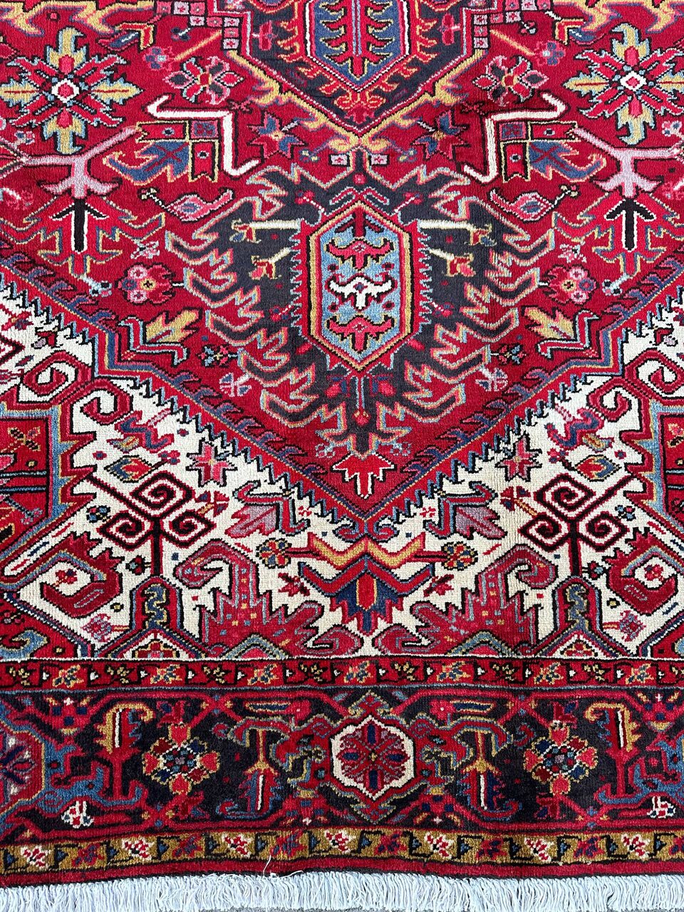3.5x2.5M Fine Heriz Persian Rug - Image 4