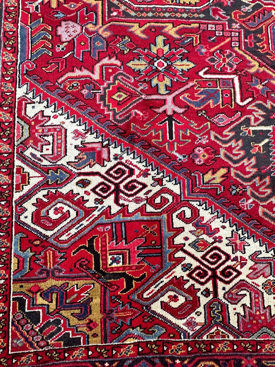 3.5x2.5M Fine Heriz Persian Rug - Image 5