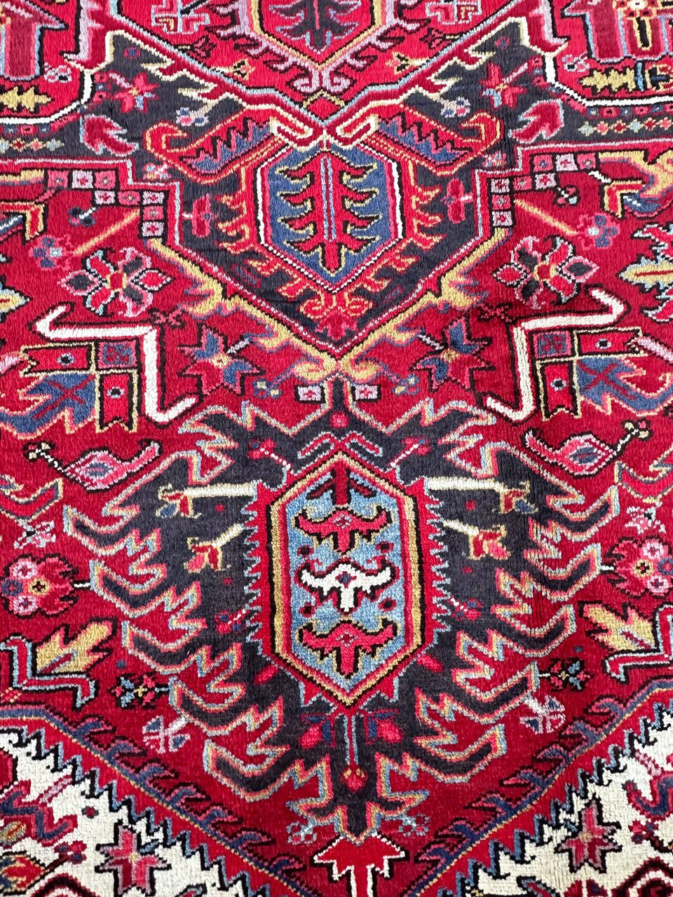 3.5x2.5M Fine Heriz Persian Rug - Image 9