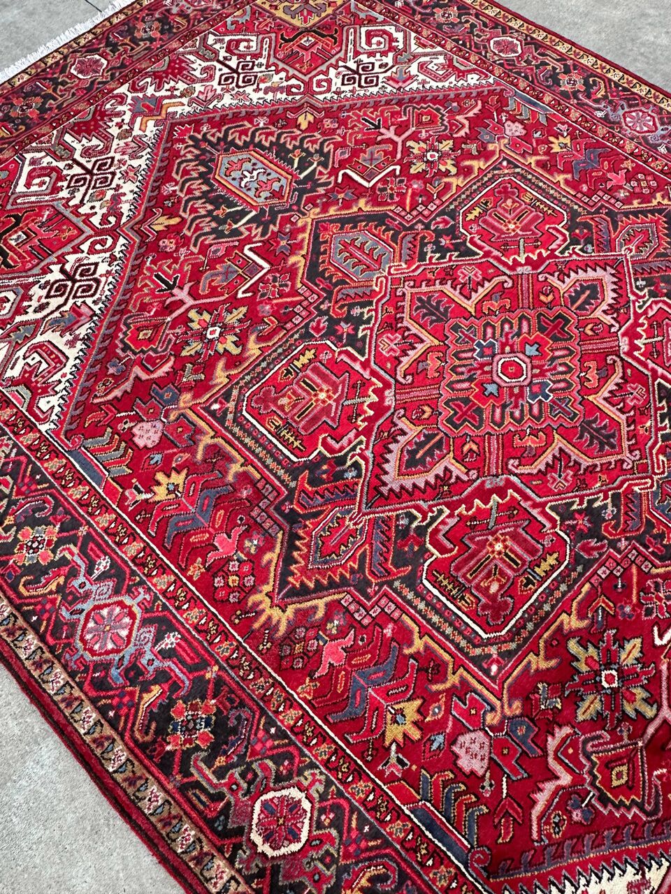 3.5x2.5M Fine Heriz Persian Rug - Image 6
